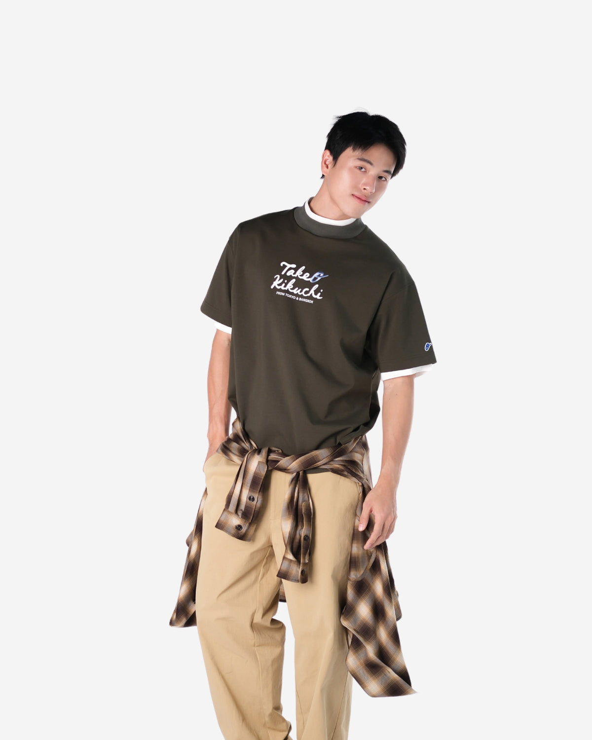 Exclusive Color - Oversized Logo Tee - Green