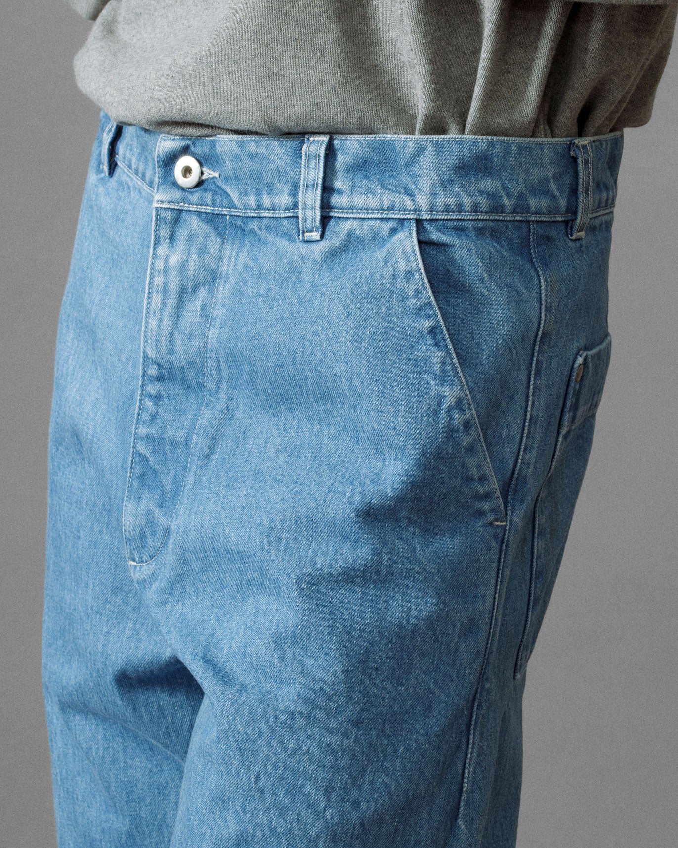 5 Pocket - Mens Trousers - Bleached