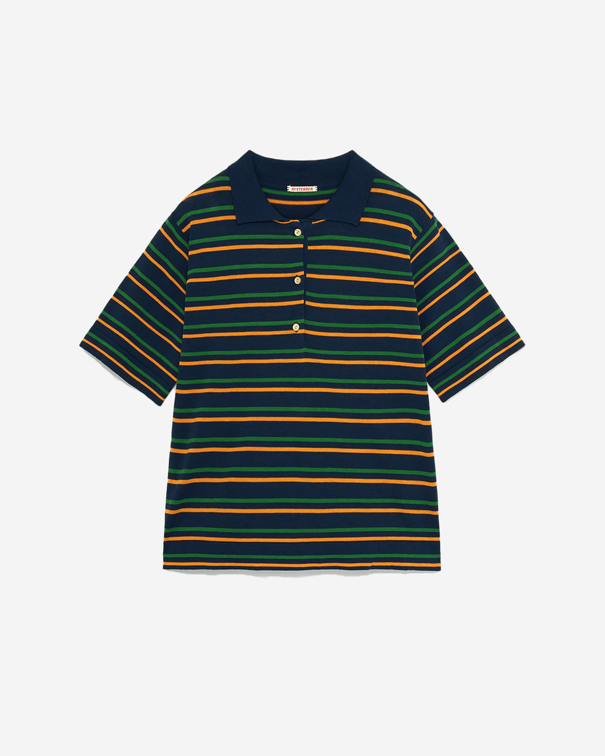 Adams Polo - Navy 2 Bold Stripe