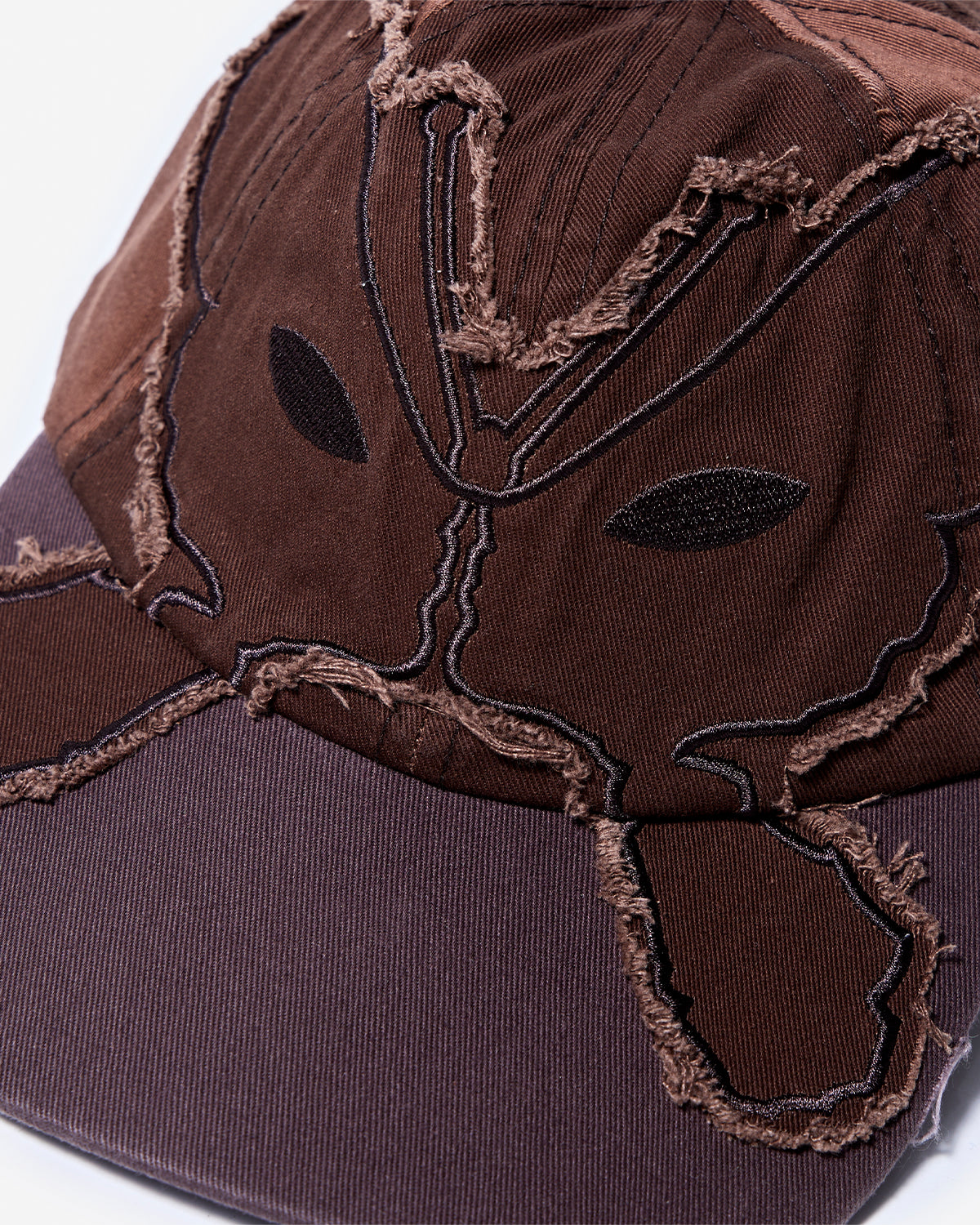 Alien Butterfly Tonal Baseball Cap - Brown
