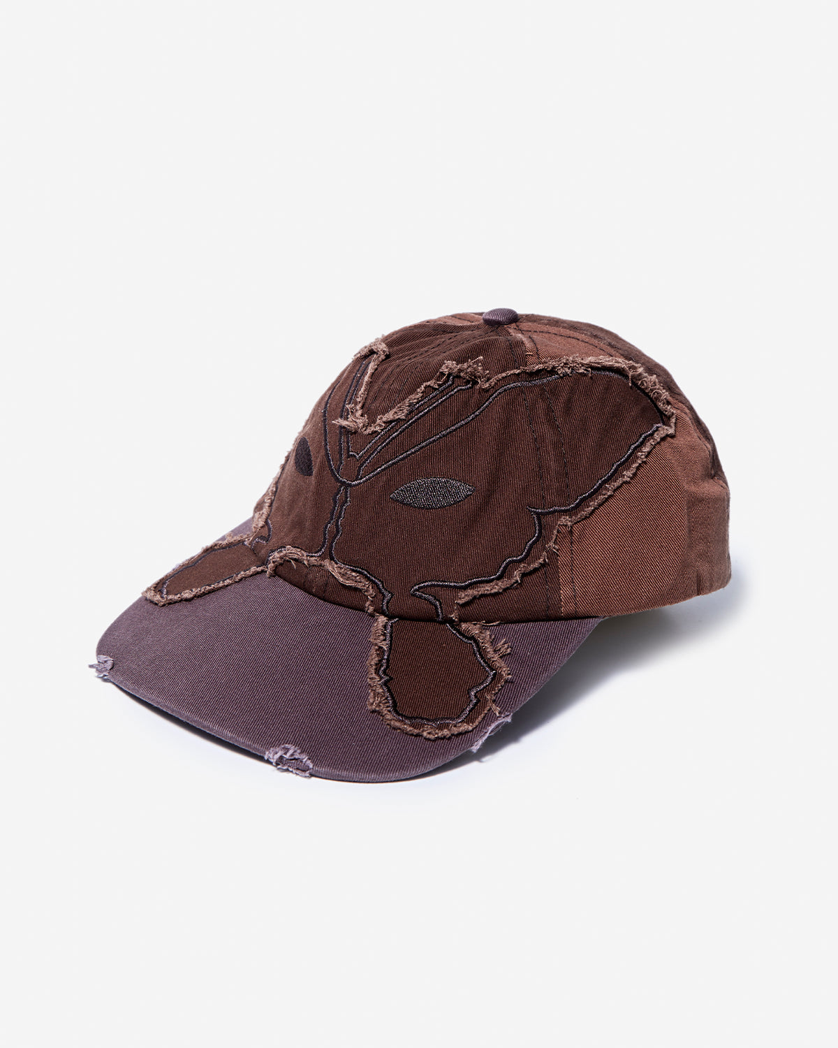 Alien Butterfly Tonal Baseball Cap - Brown