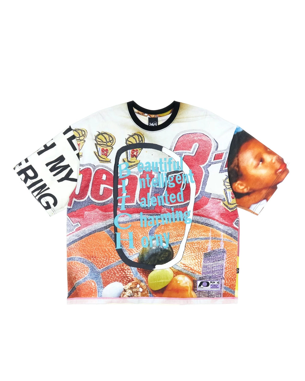 B.I.T.C.H. (Martine Syms) Oversized SS Tee - Collage