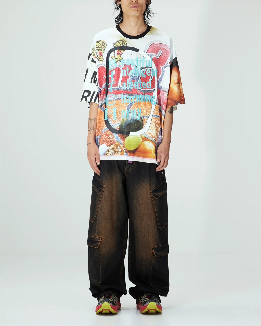 B.I.T.C.H. (Martine Syms) Oversized SS Tee - Collage