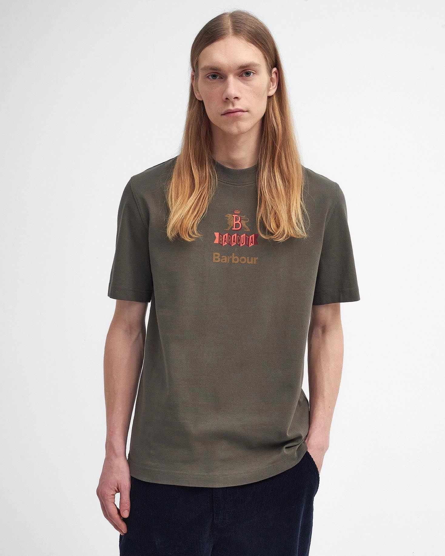 Barbour x Baracuta - Archive Relaxed T-Shirt - Uniform Green