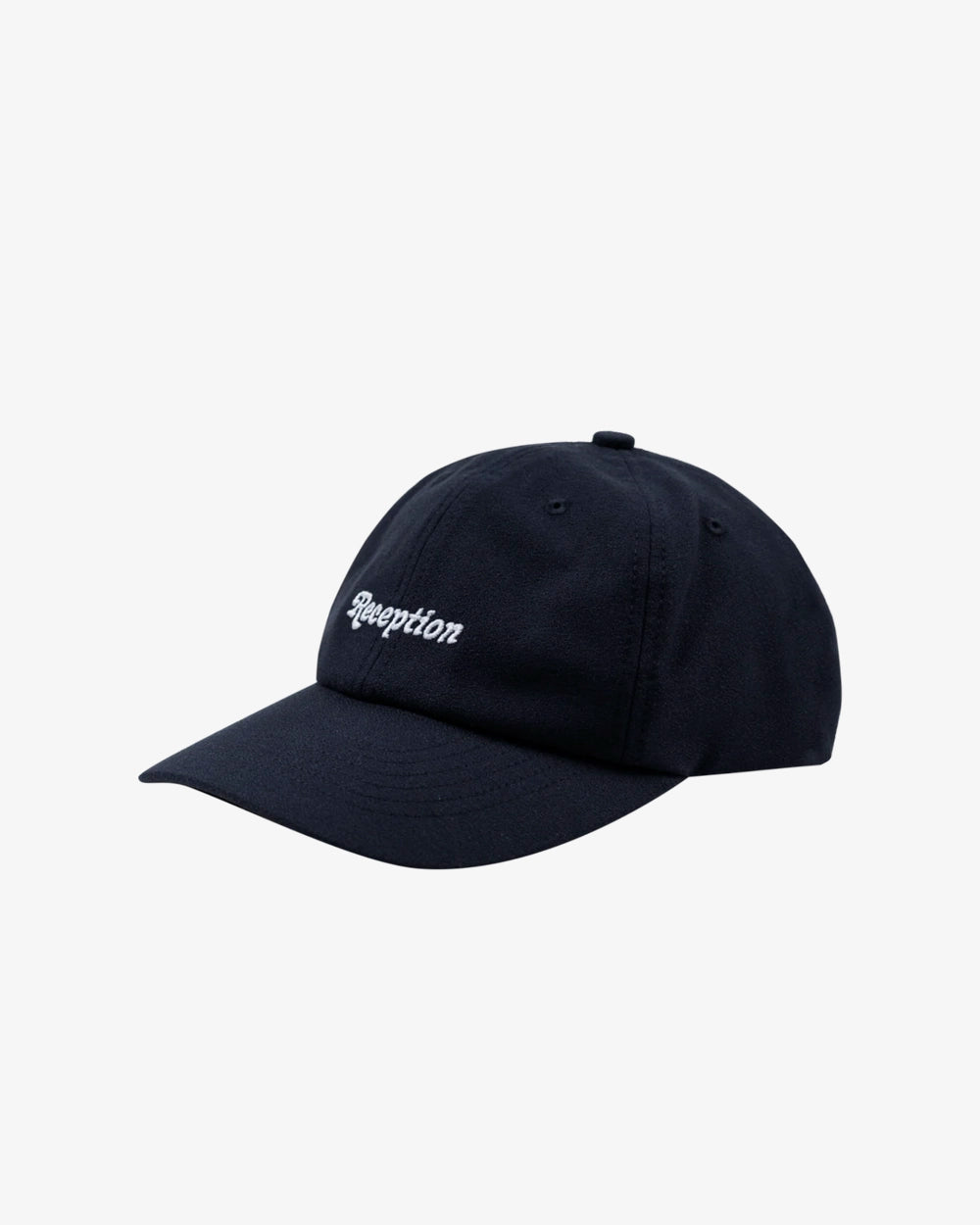 Classic Logo Crepe 6 Panel Cap - Dark Navy