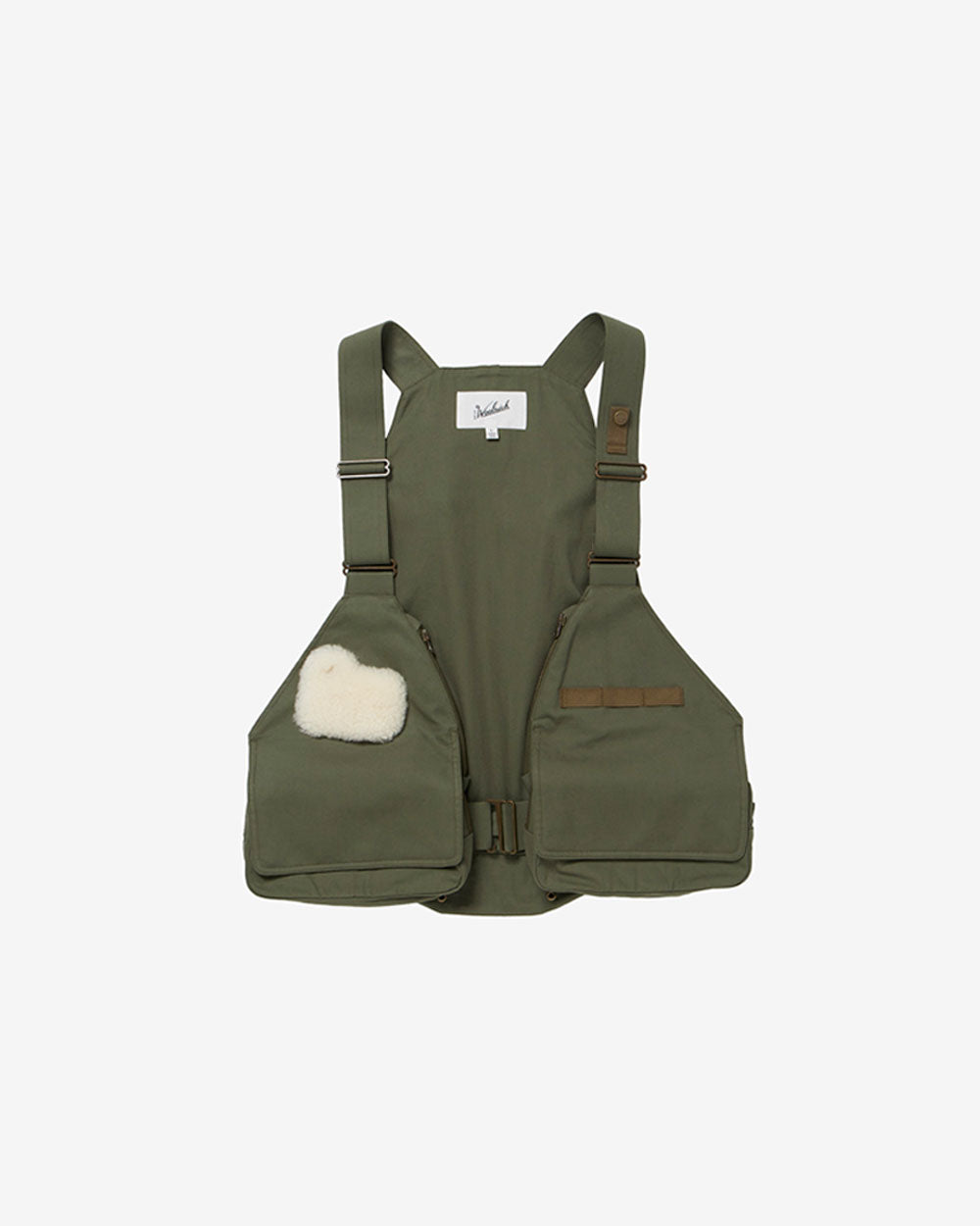 Cordura Fishing Gear Vest - Olive