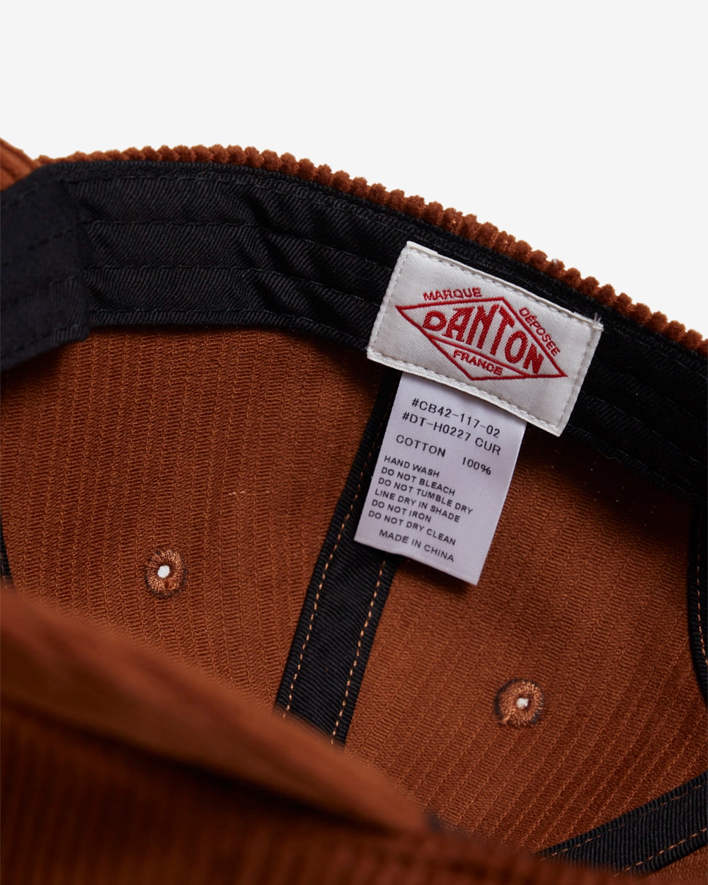 Corduroy 6Panel Cap - Deep Orange