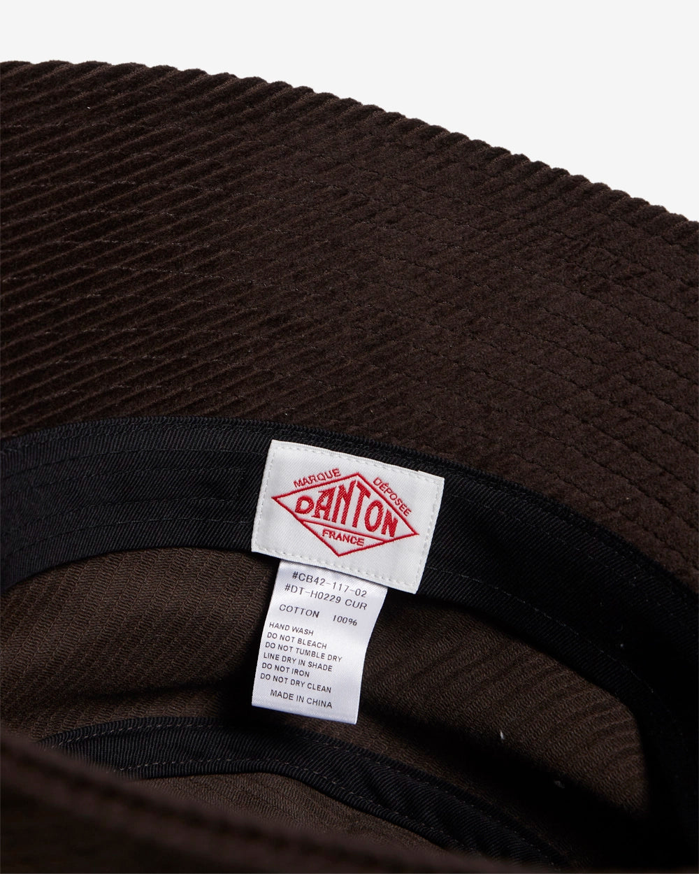 Corduroy Bucket Hat - Brown