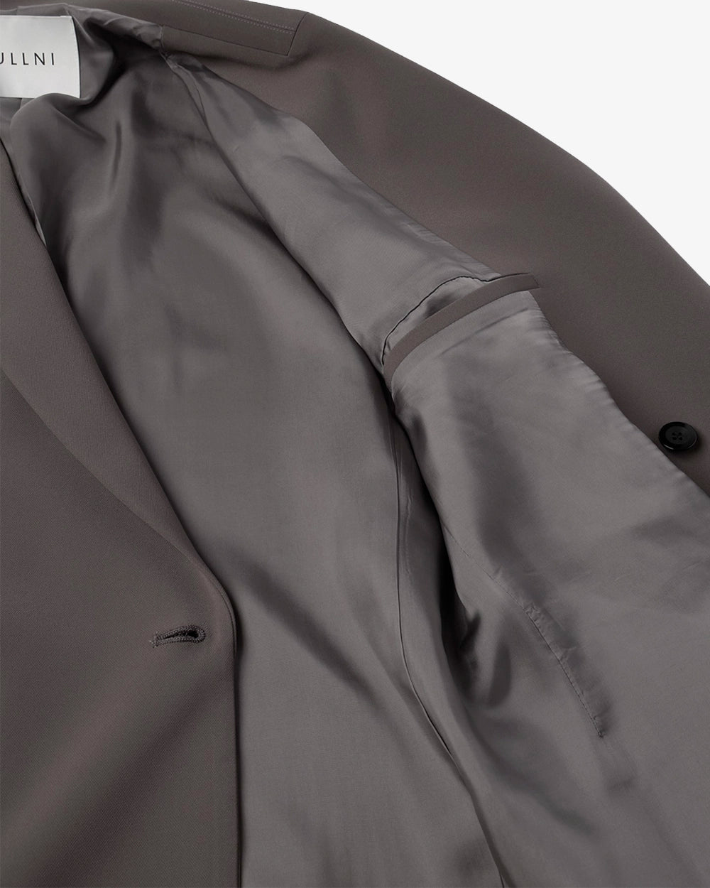 Double Cloth Tailored Tie Locken Jacket - Taupe