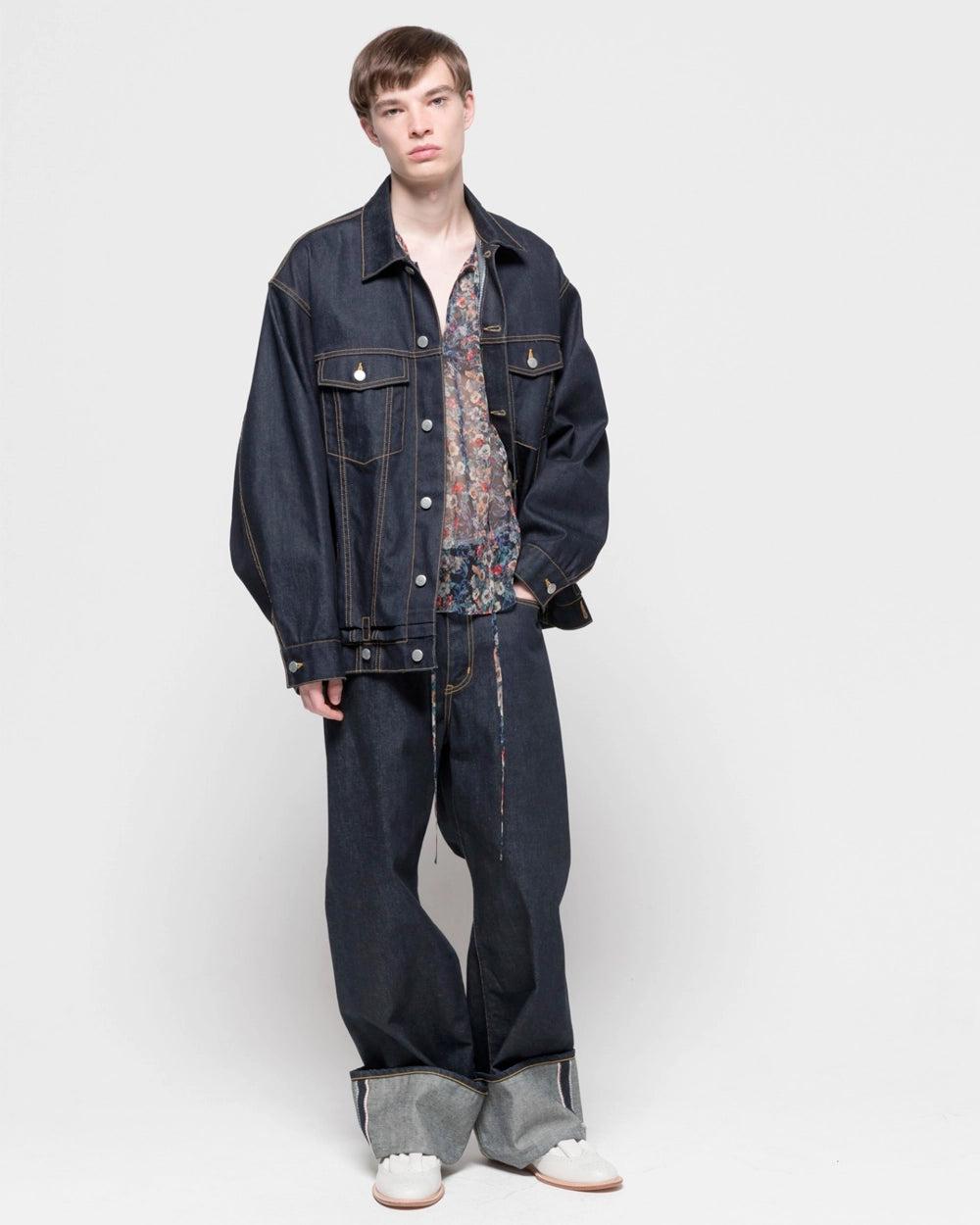 Double-End Selvedge Denim Blouson - Indigo