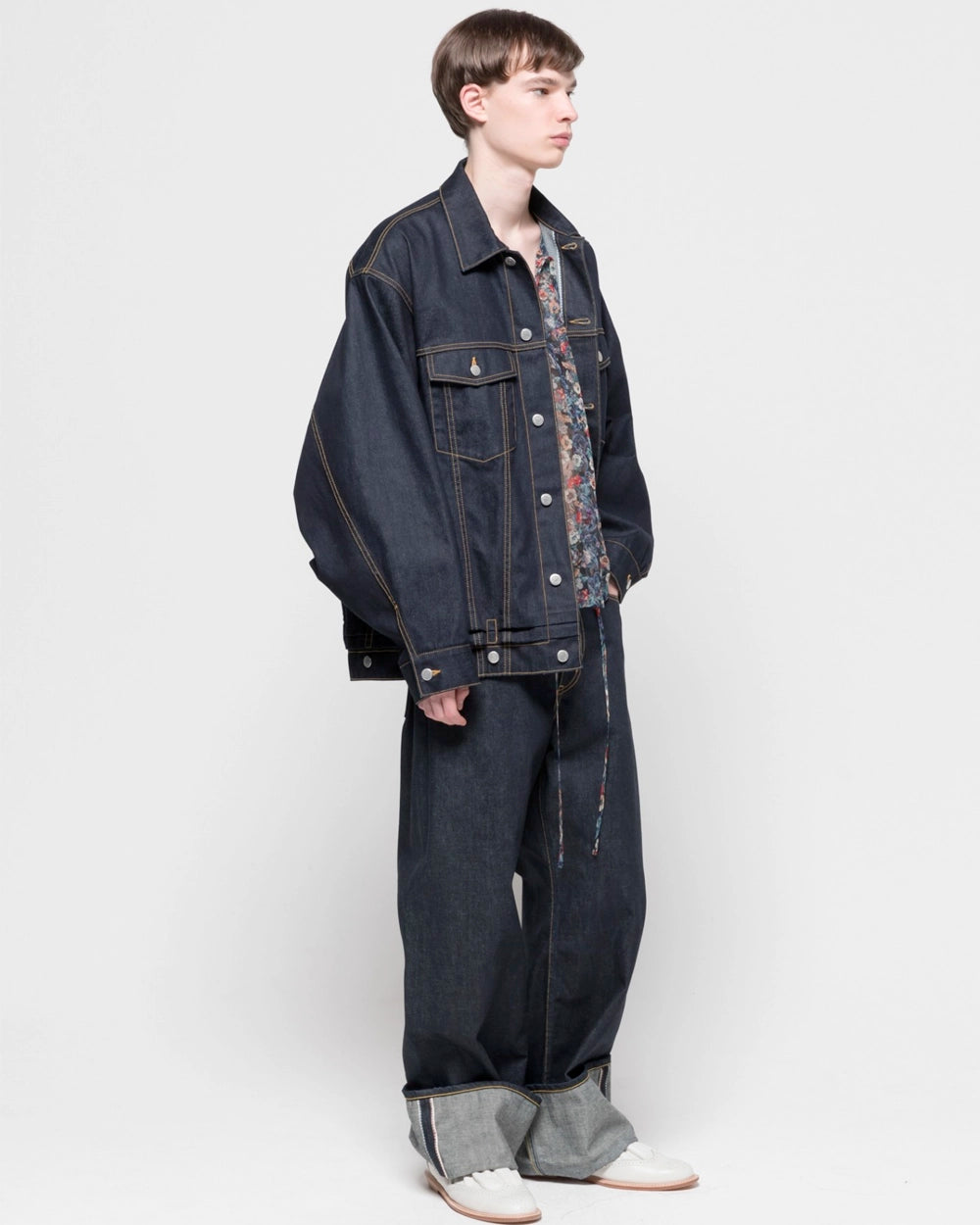 Double-End Selvedge Denim Blouson - Indigo