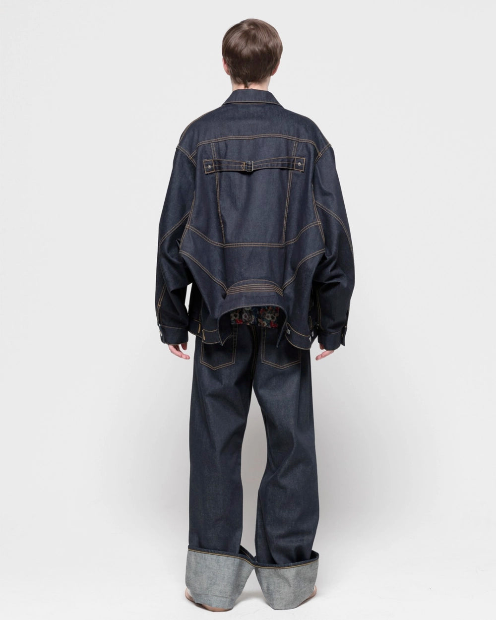 Double-End Selvedge Denim Blouson - Indigo