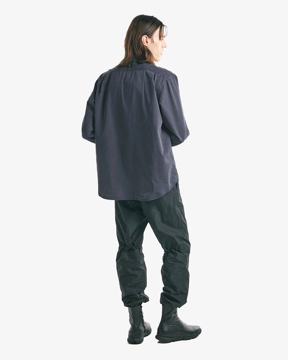 Dyed Zip Pocket Shirt - Charcoal