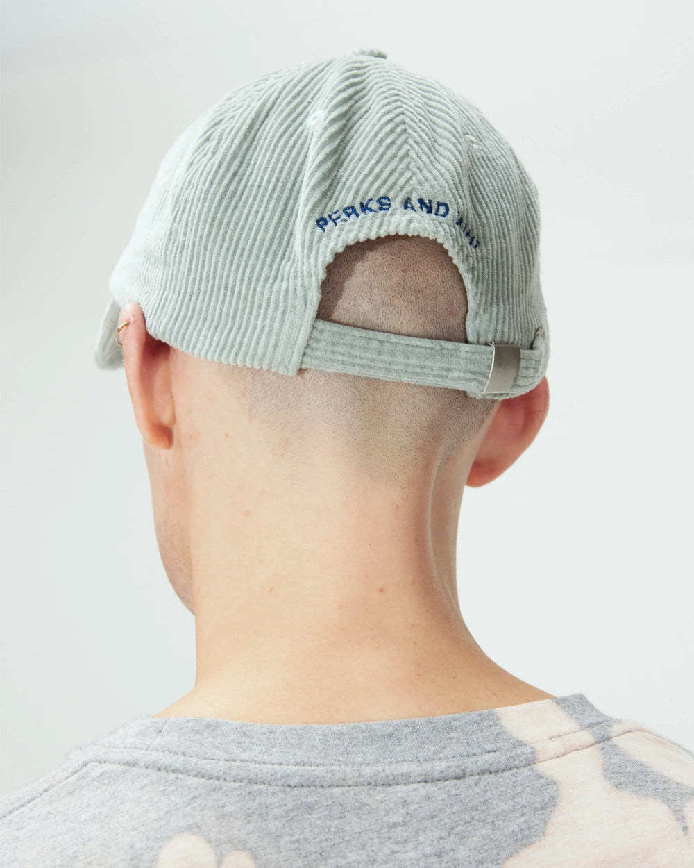 Gestures Cord Cap - Sky Grey