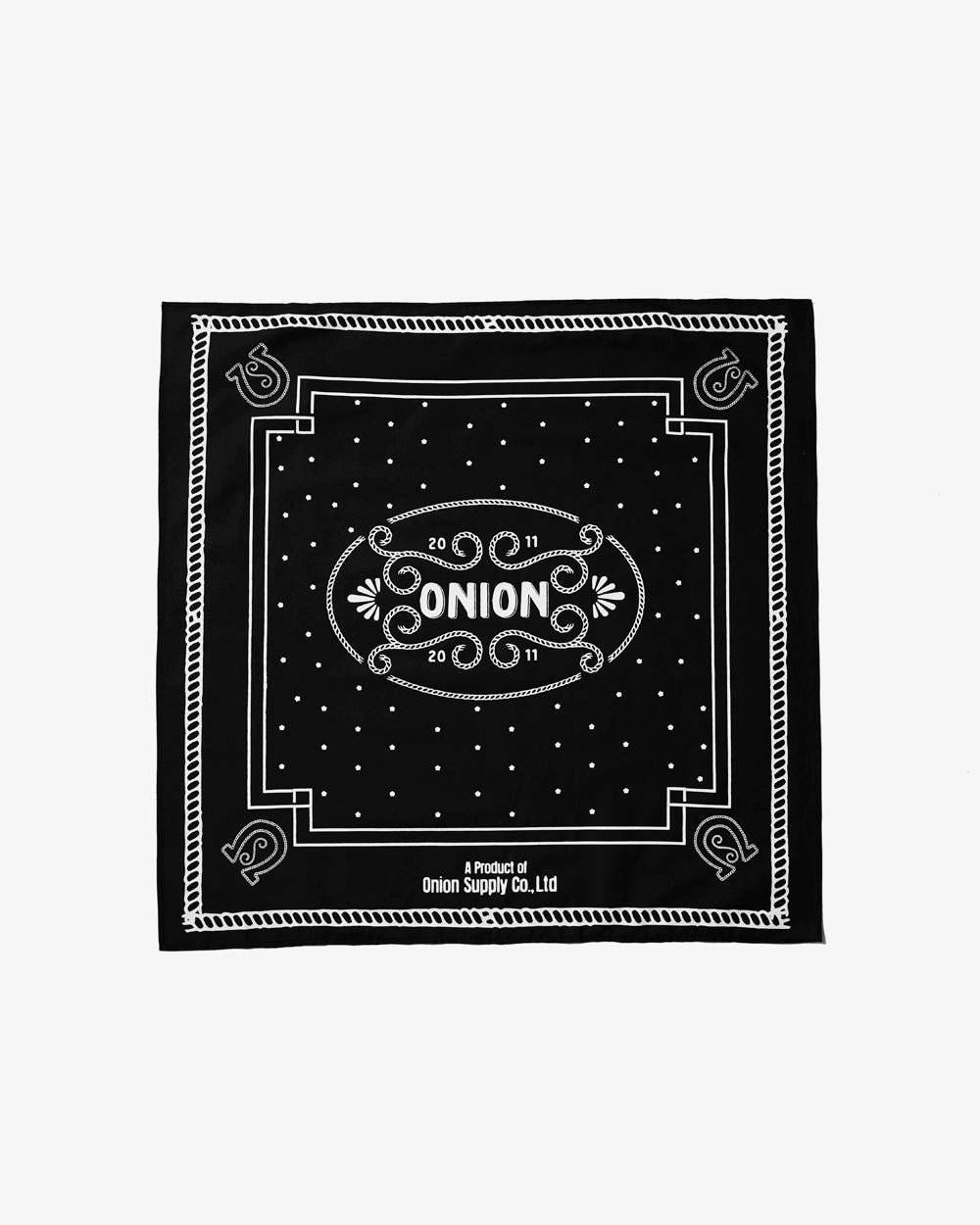 Horseshoes Bandana - Black