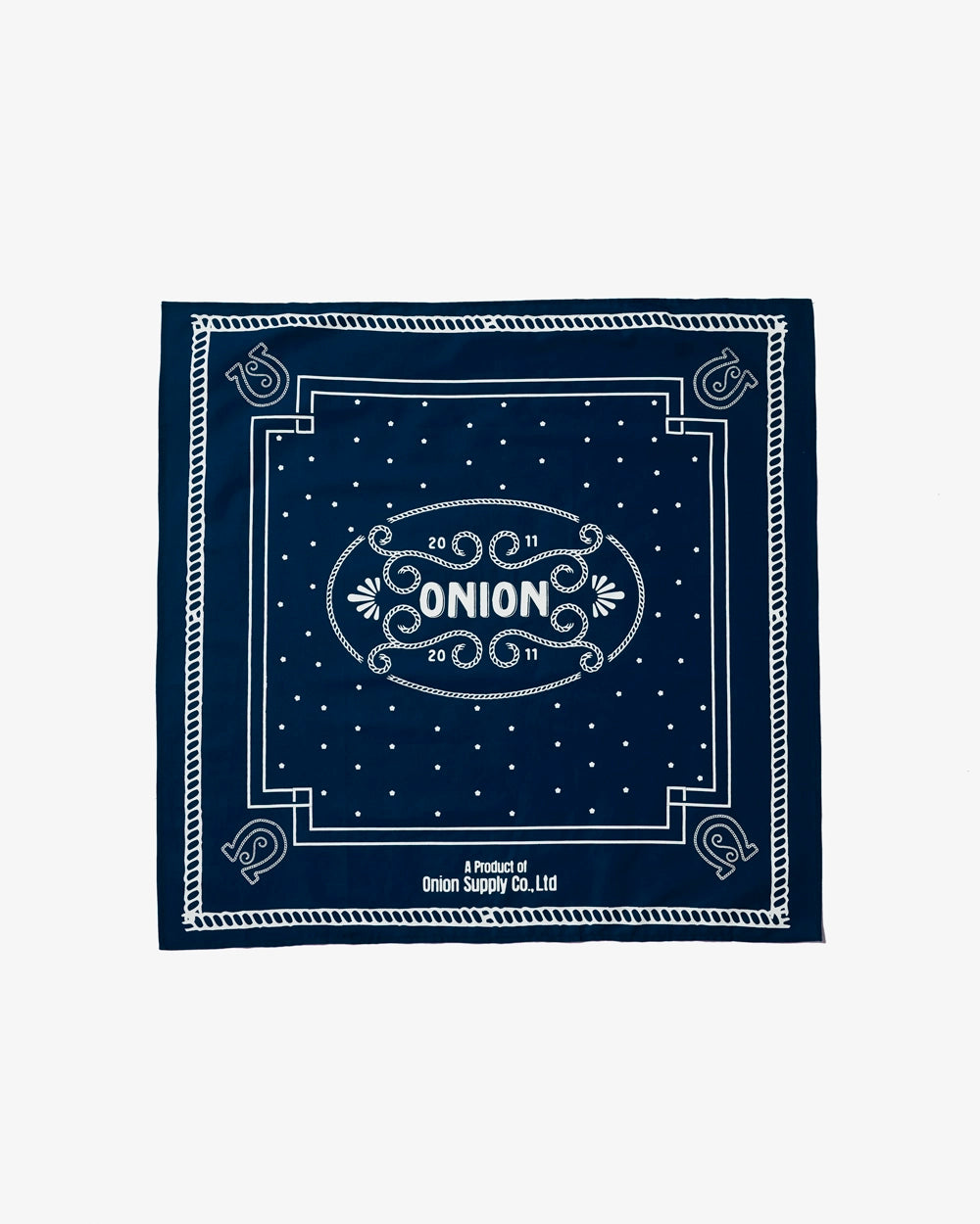 Horseshoes Bandana - Navy