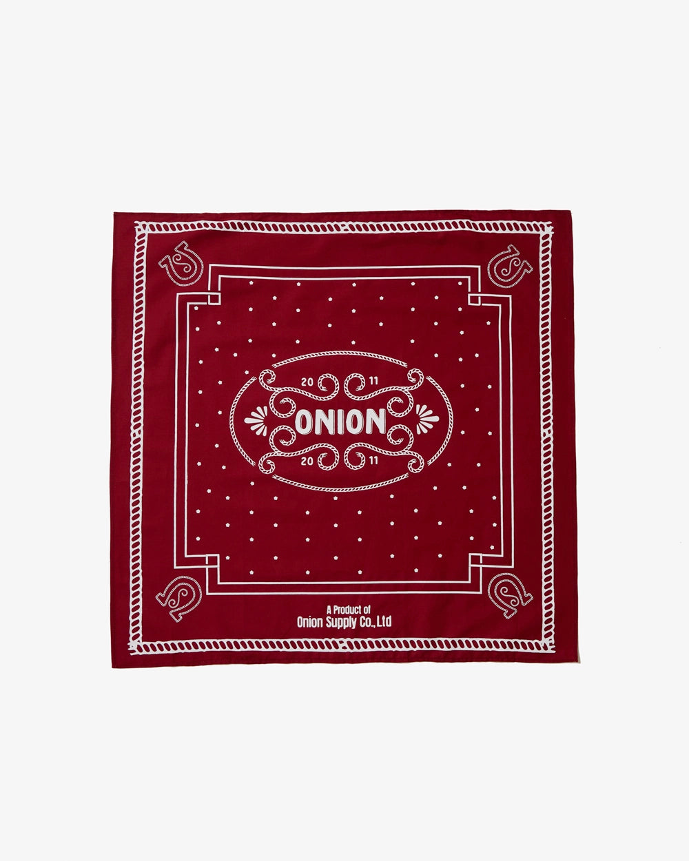 Horseshoes Bandana - Red Wine