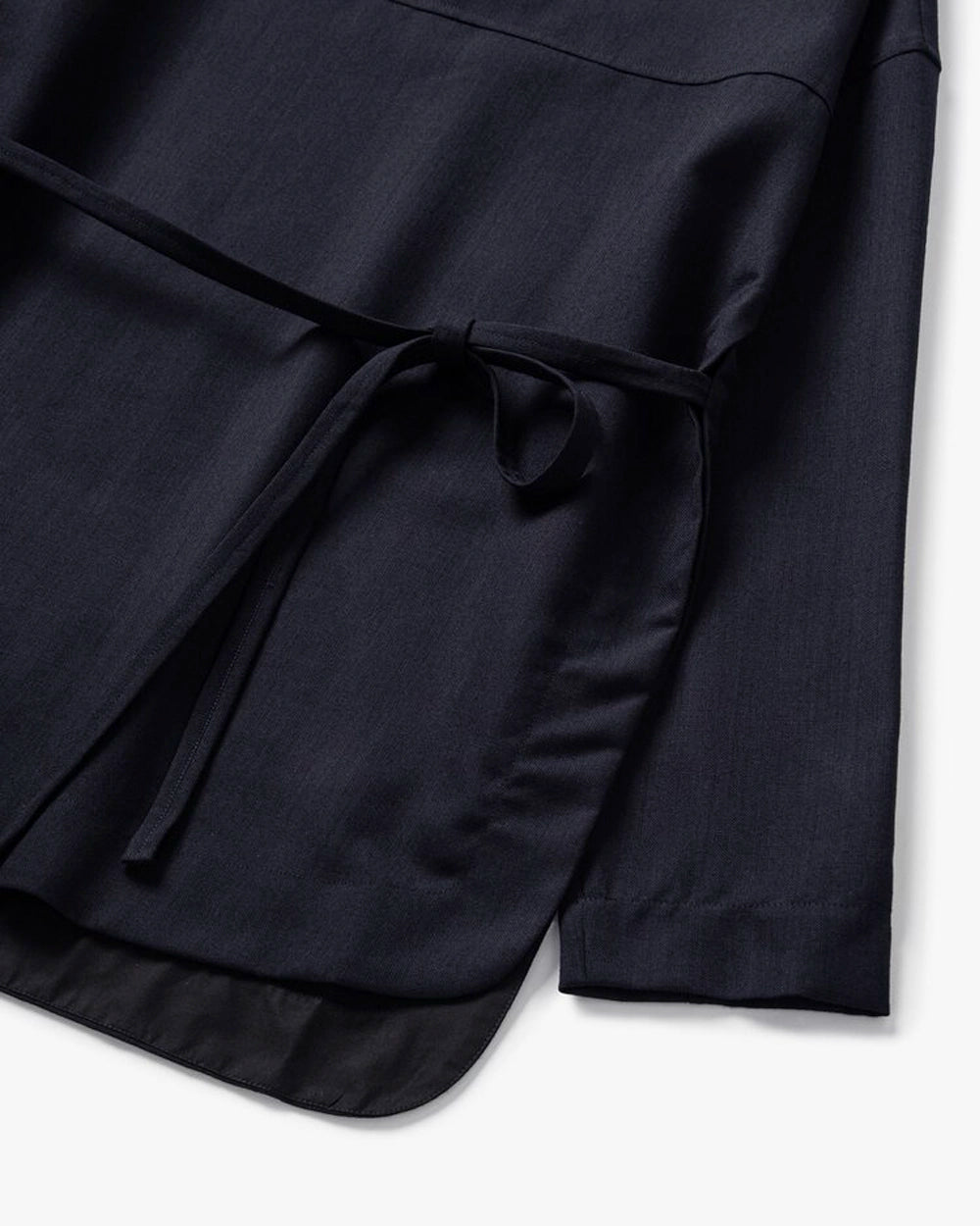 Loma - Tie Front Top - Darkest Navy