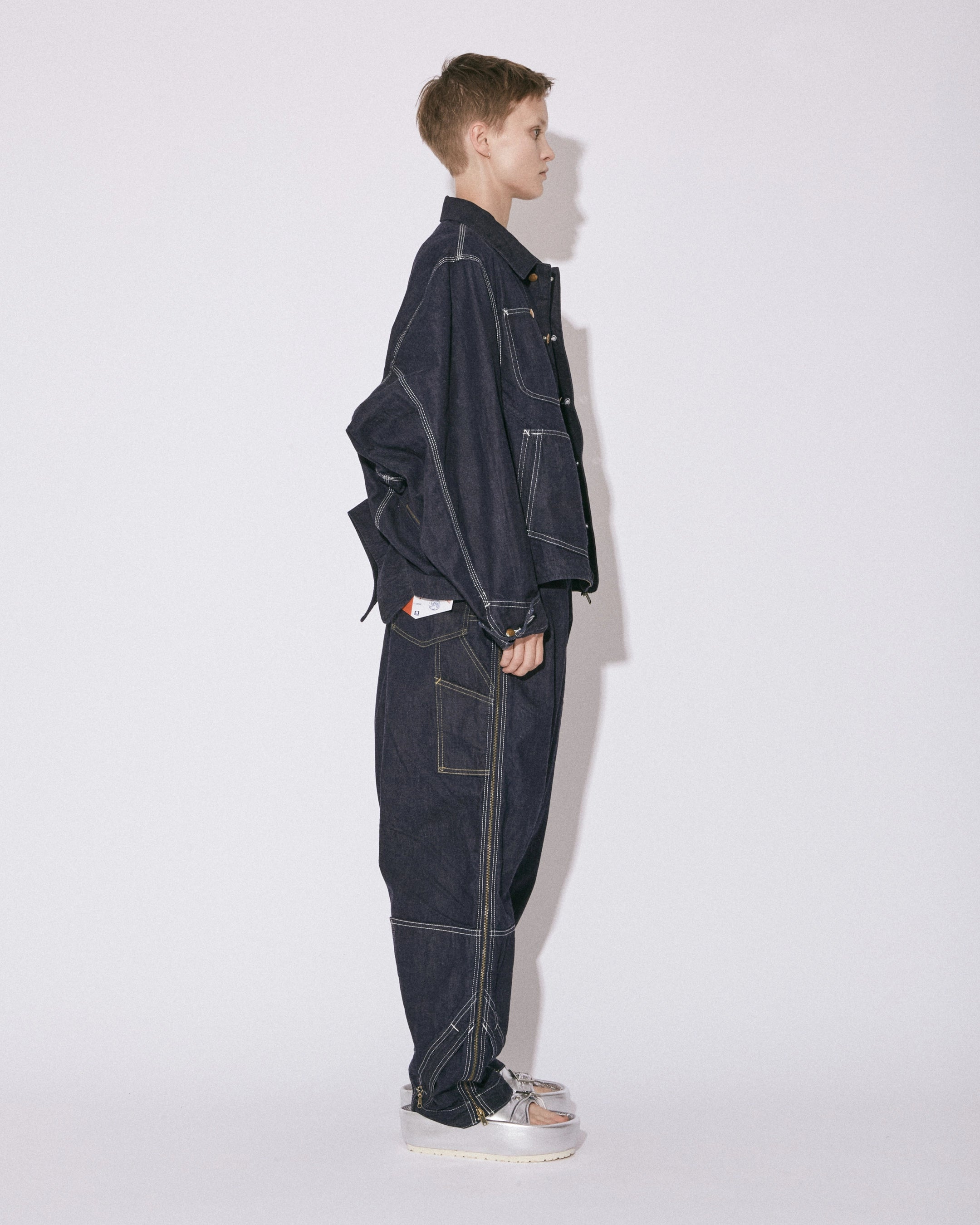 NICENESS ZAPPA ボタンフライ インディゴ NN-TD18SFN NICENESS ZAPPA ボタンフライ インディゴ NN-TD18SFN NICENESS ZAPPA