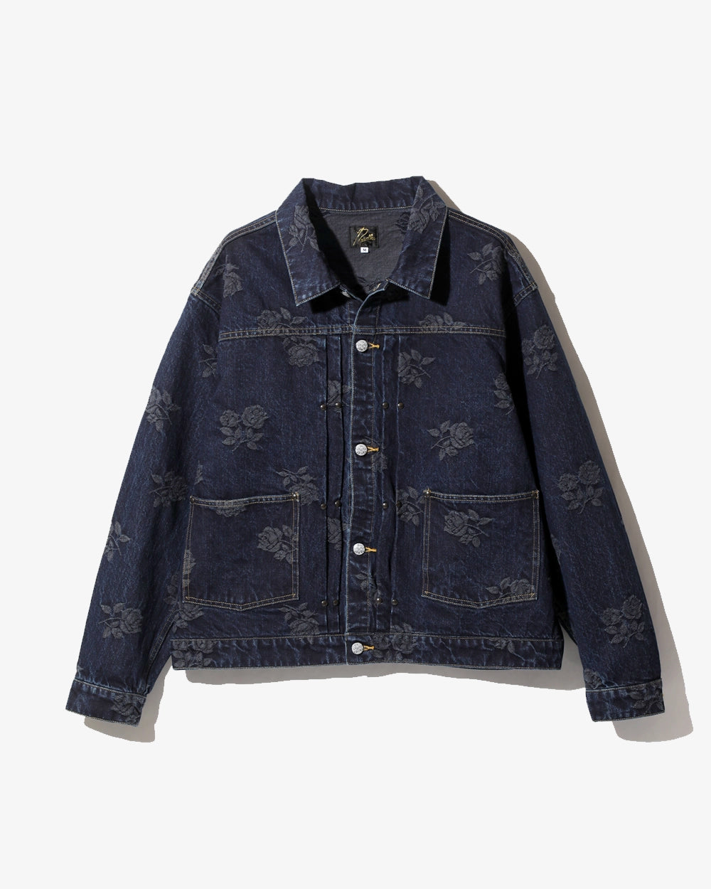 M.W. Jean Jacket - 13oz Denim / Rose Jq. - Indigo