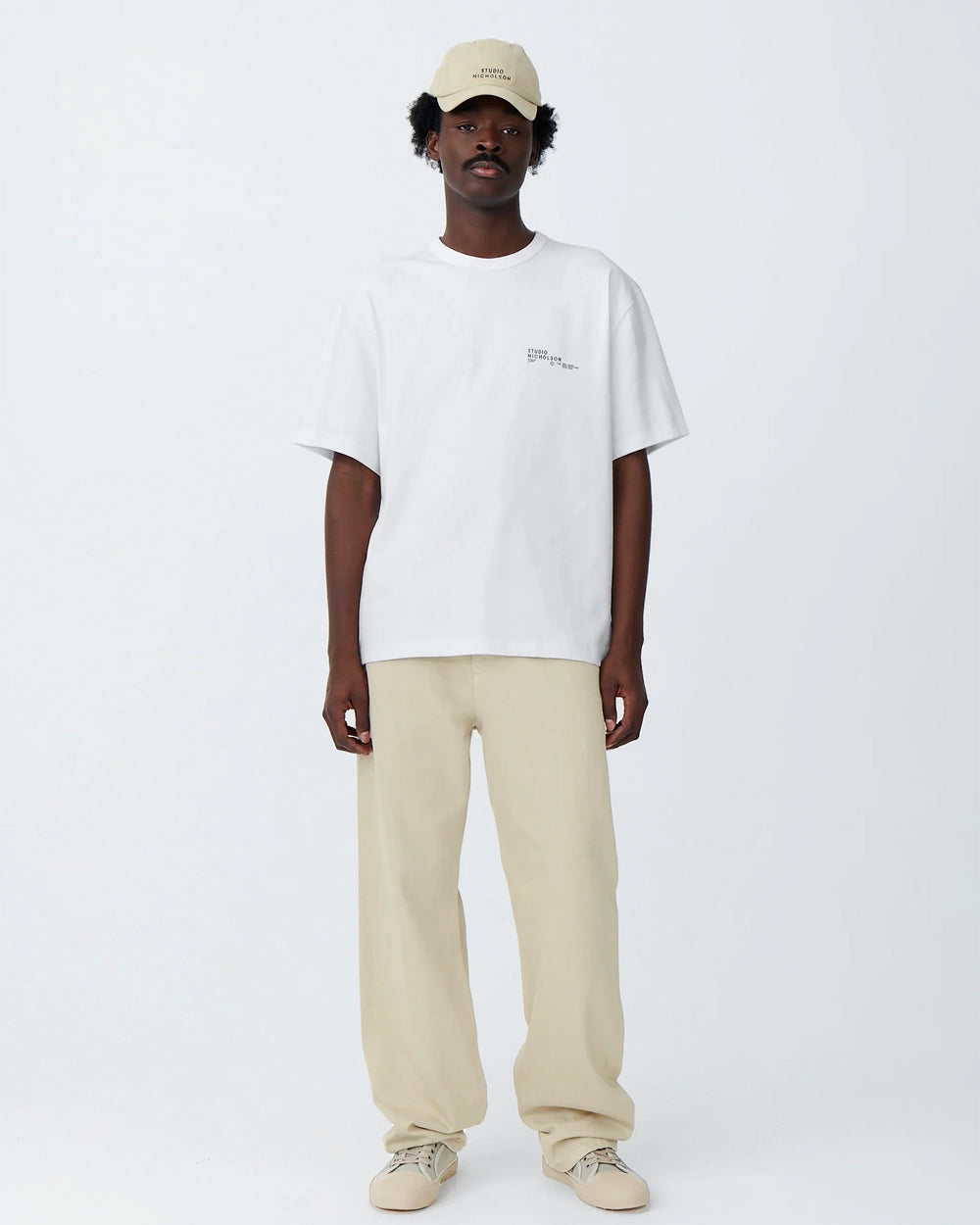 Module - Logo Boxy Fit T-Shirt - White