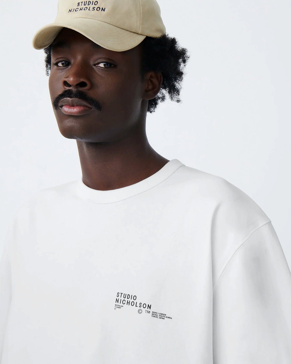 Module - Logo Boxy Fit T-Shirt - White