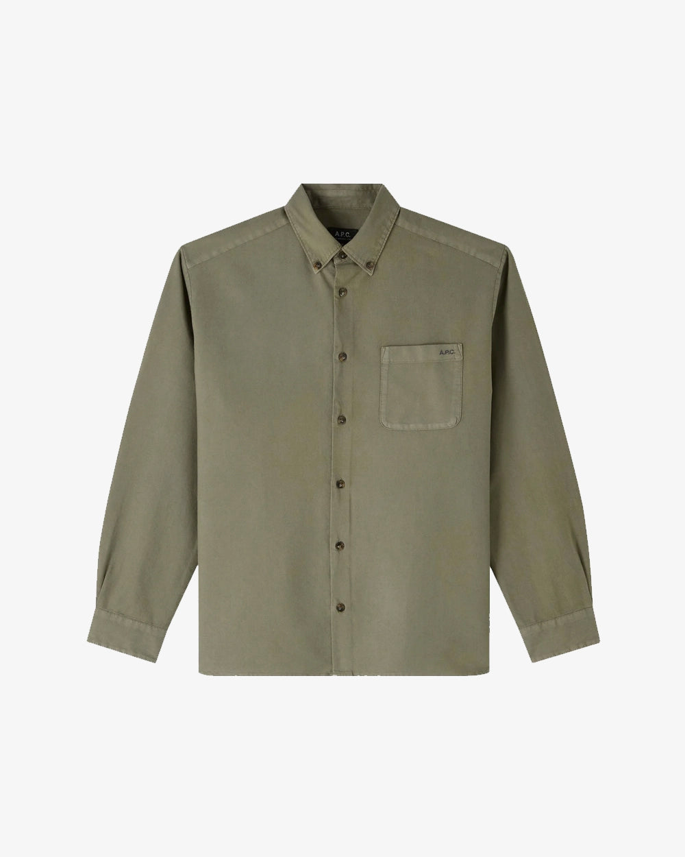 Mateo Logo Shirt - Khaki Green