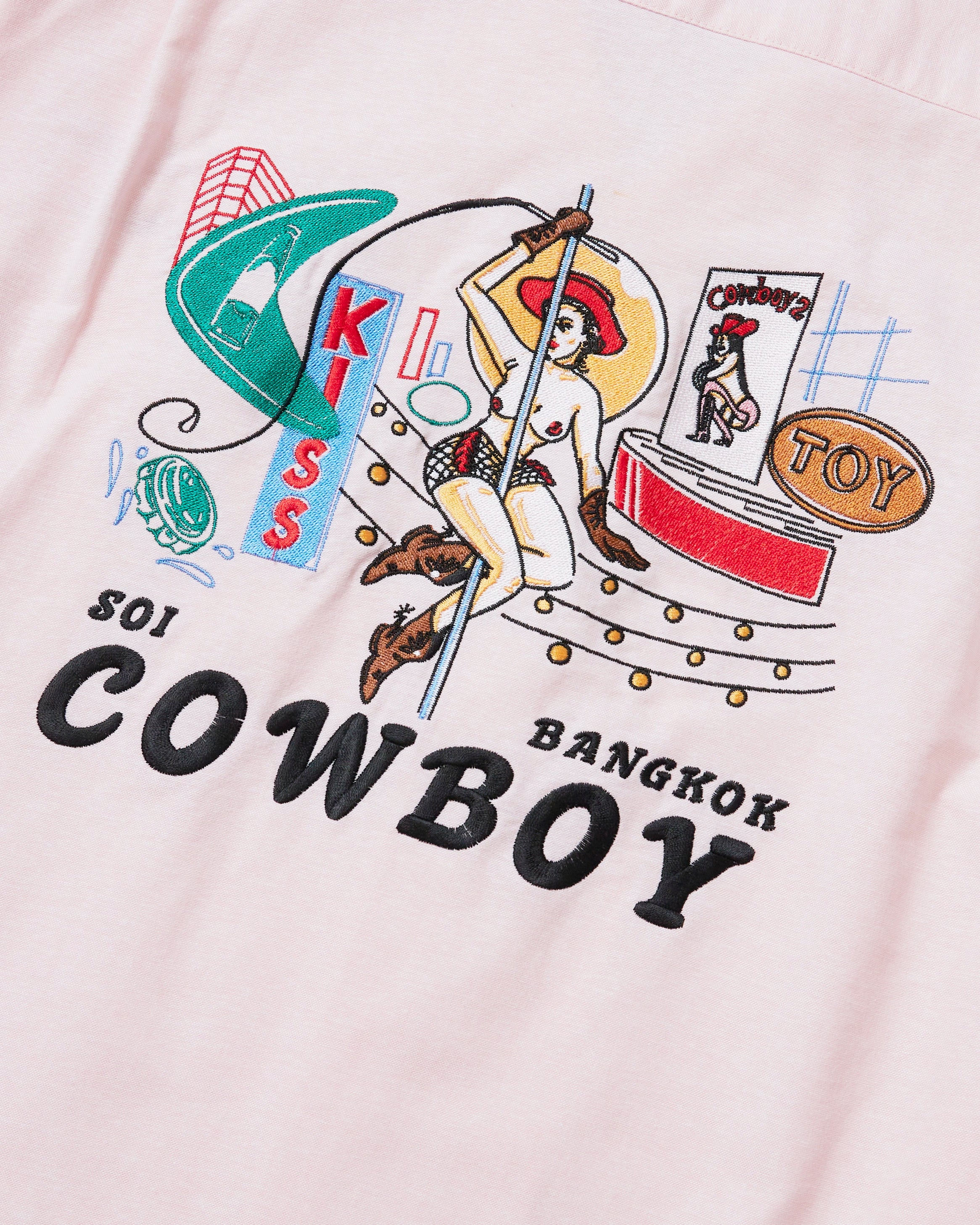 Onion X Palini - Red-Light Districts - Soi Cowboy - Camp Collar Shirt - Peach