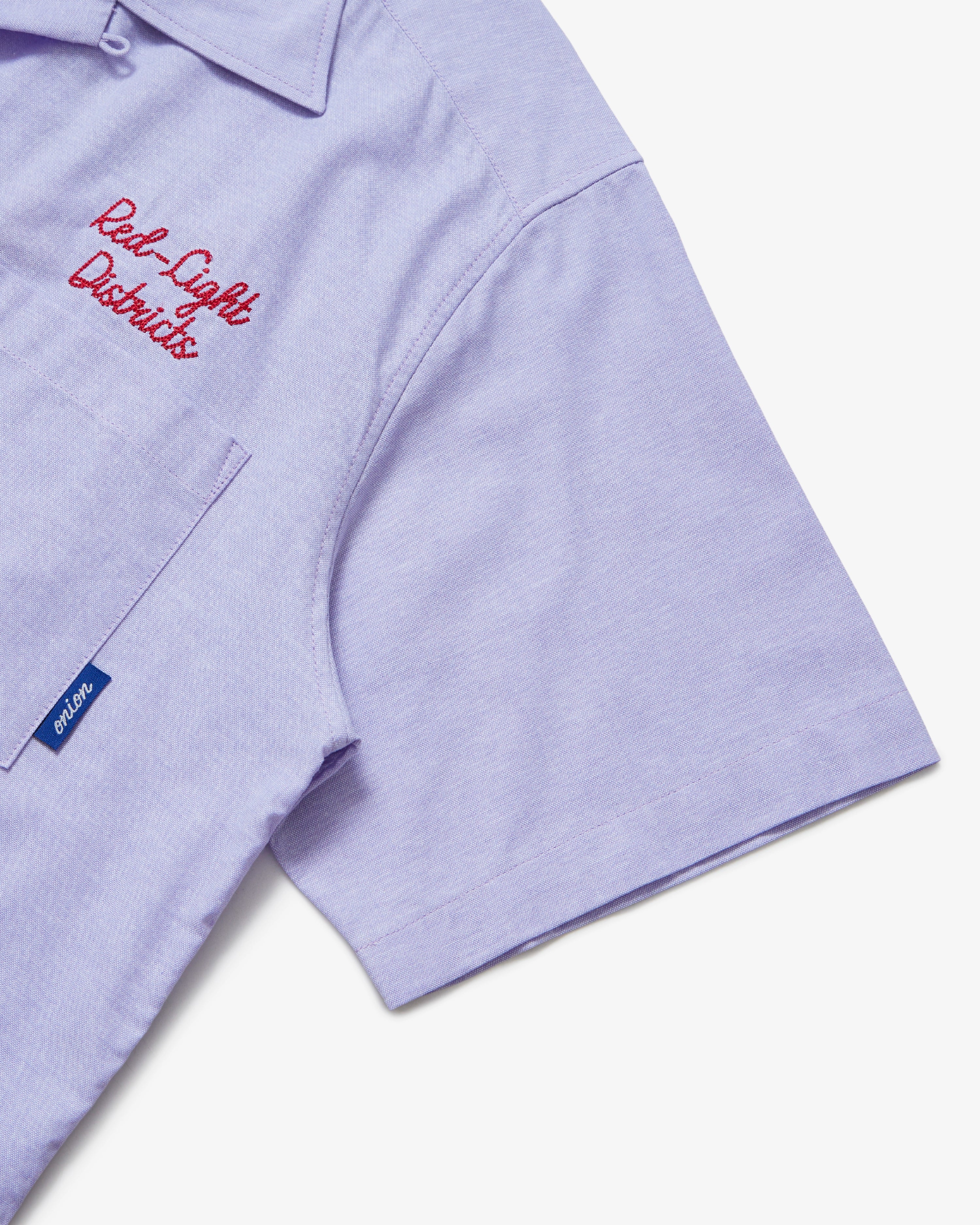 Onion X Palini - Red-Light Districts - Patpong - Camp Collar Shirt - Lavender