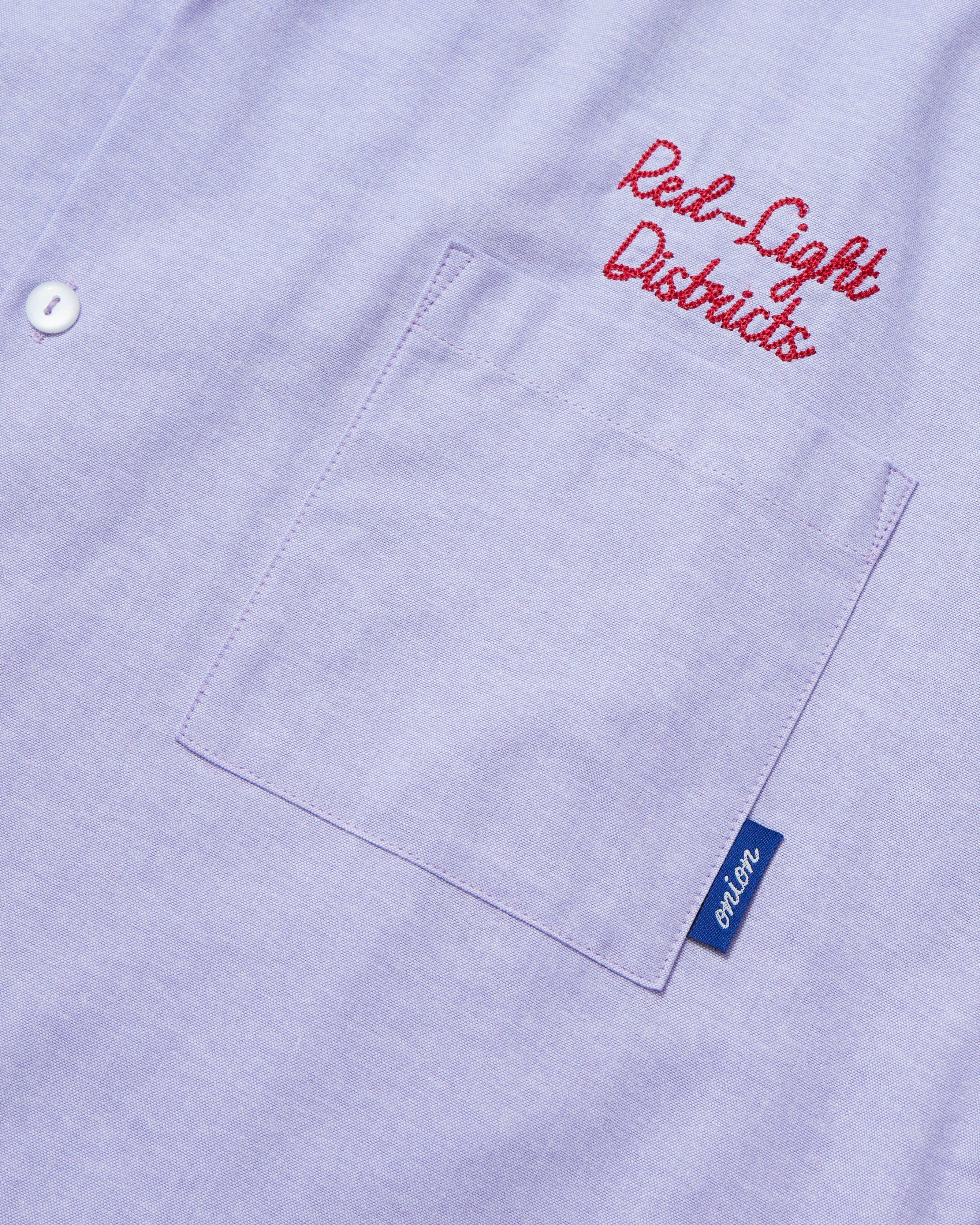 Onion X Palini - Red-Light Districts - Patpong - Camp Collar Shirt - Lavender