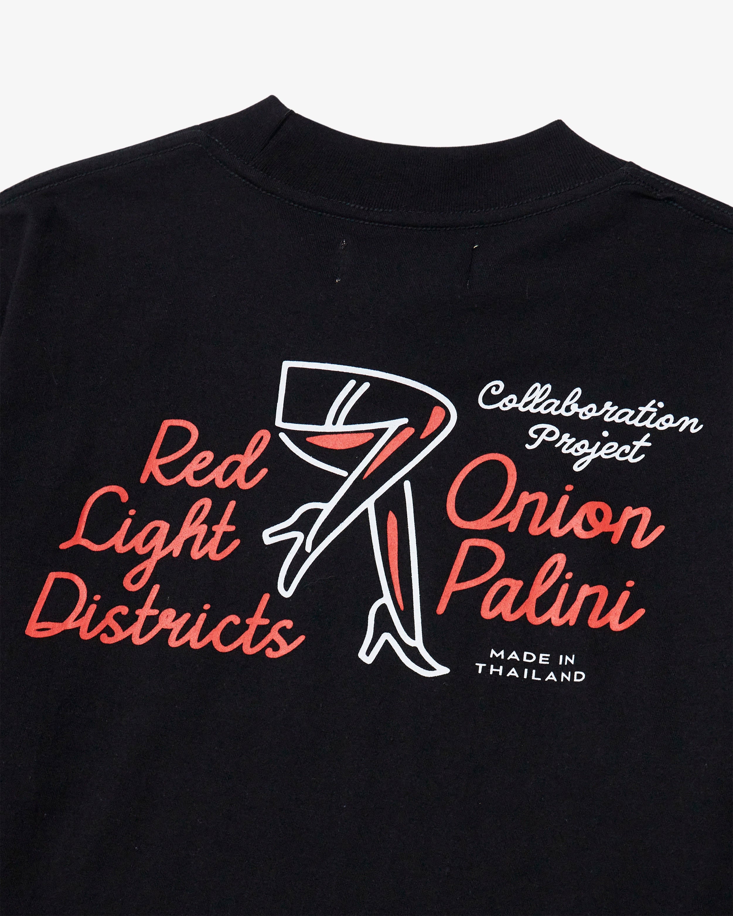 Onion x Palini - Red-Light District - Legs T-Shirt - Black