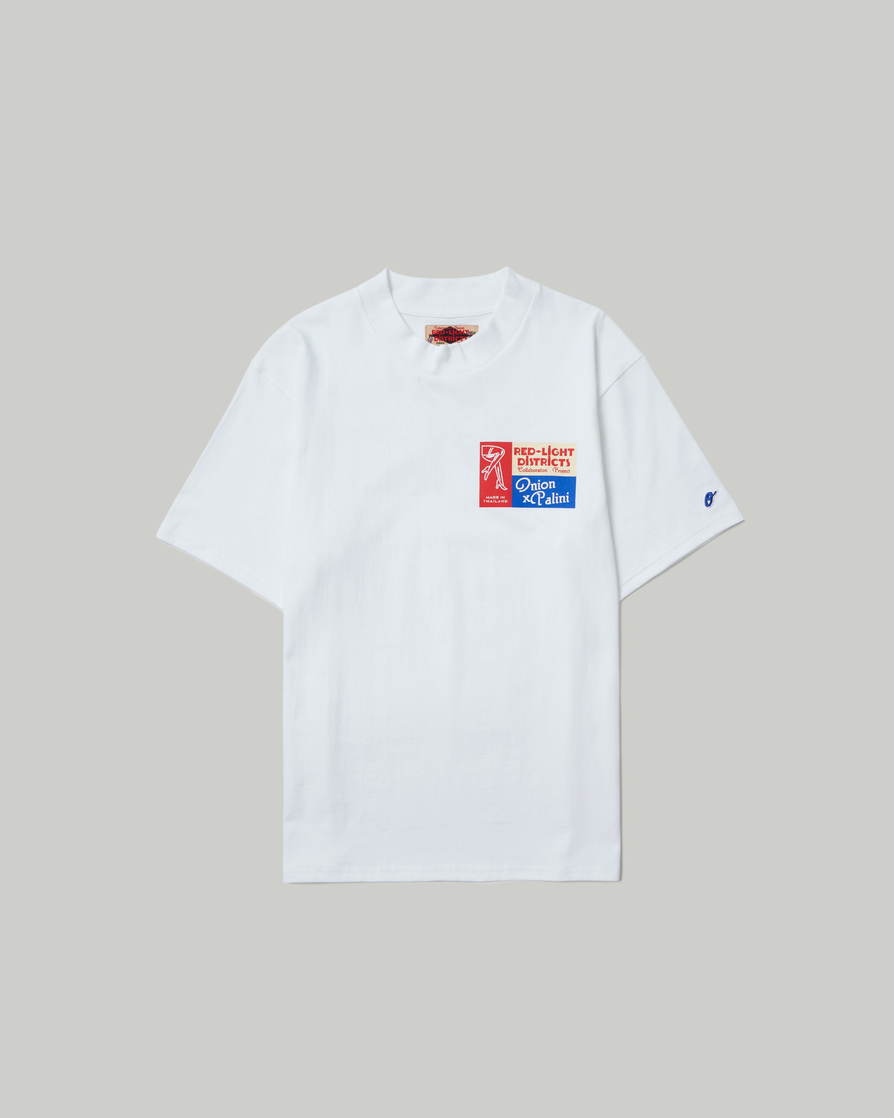 Onion x Palini - Red-Light District - Legs T-Shirt - White