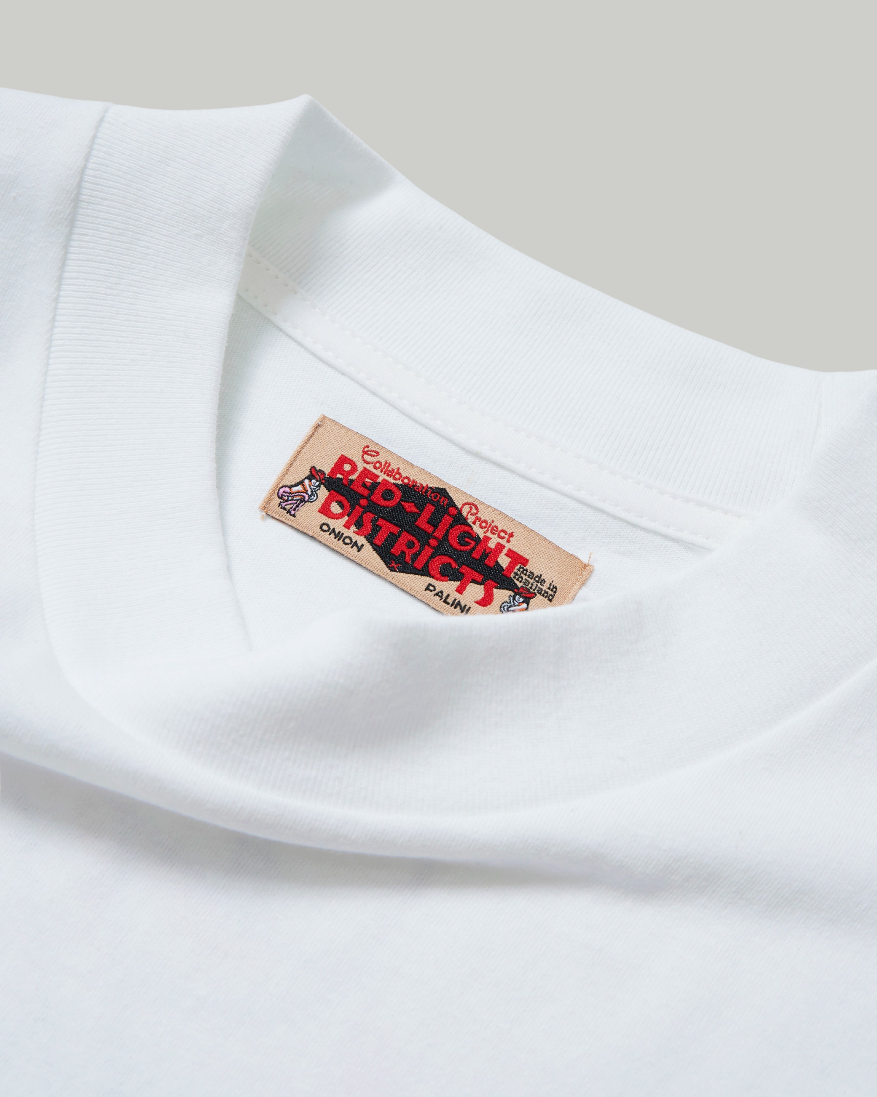 Onion x Palini - Red-Light District - Legs T-Shirt - White