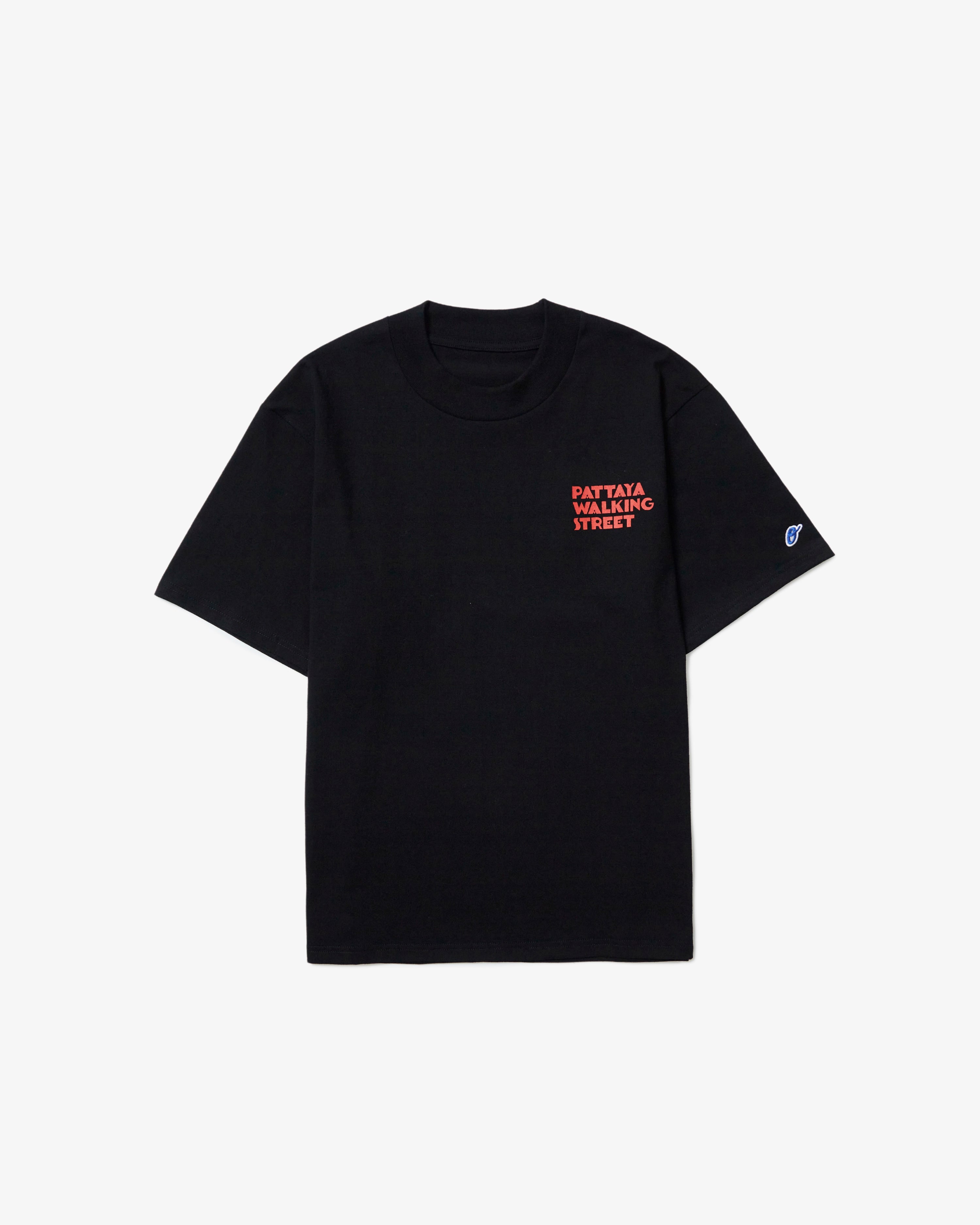 Onion x Palini - Pattaya Walking Street T-Shirt - Black