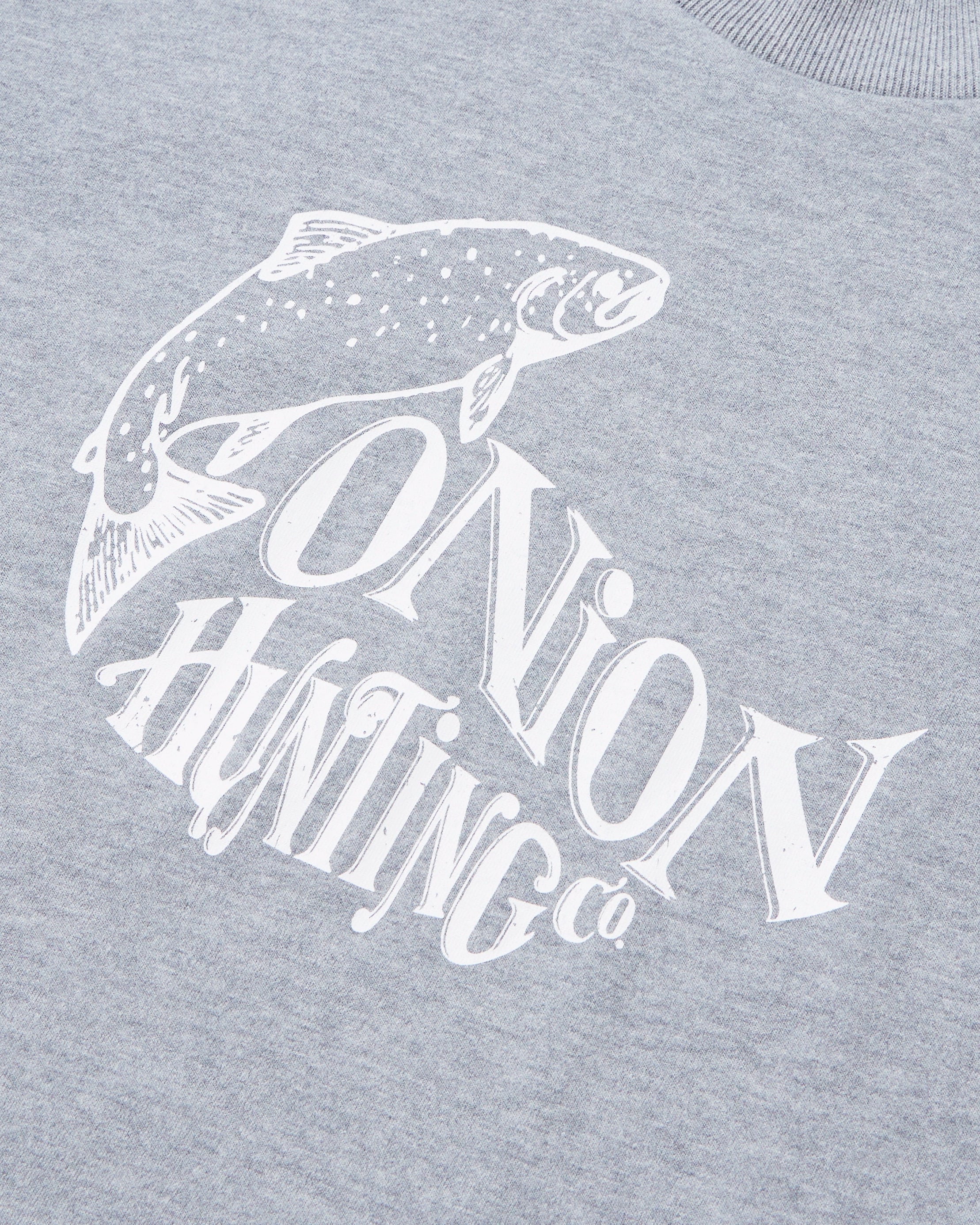 Onion Hunting Co. T-Shirt - Heather Grey