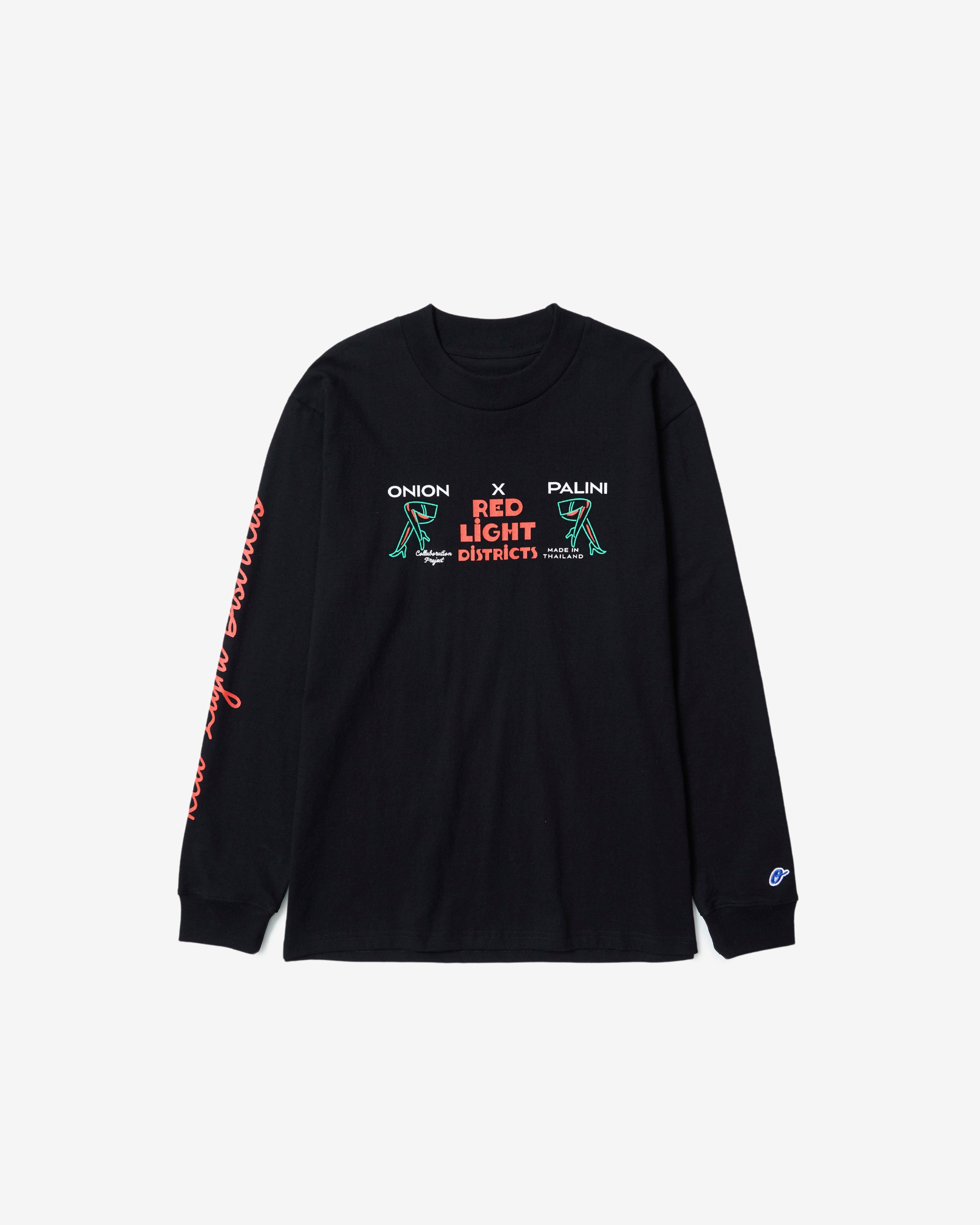 Onion x Palini - Long Sleeve Logo T-Shirt - Black