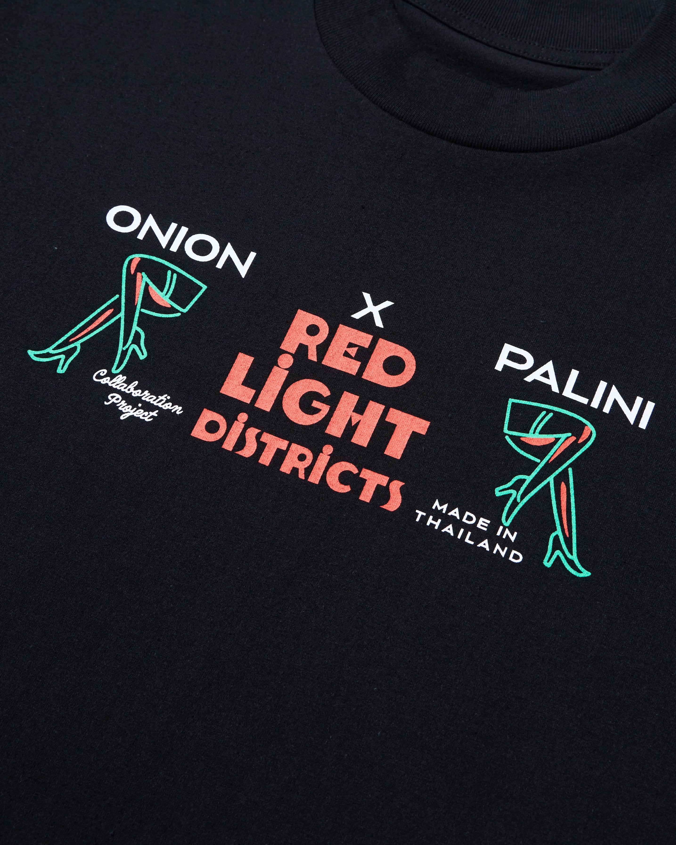 Onion x Palini - Long Sleeve Logo T-Shirt - Black