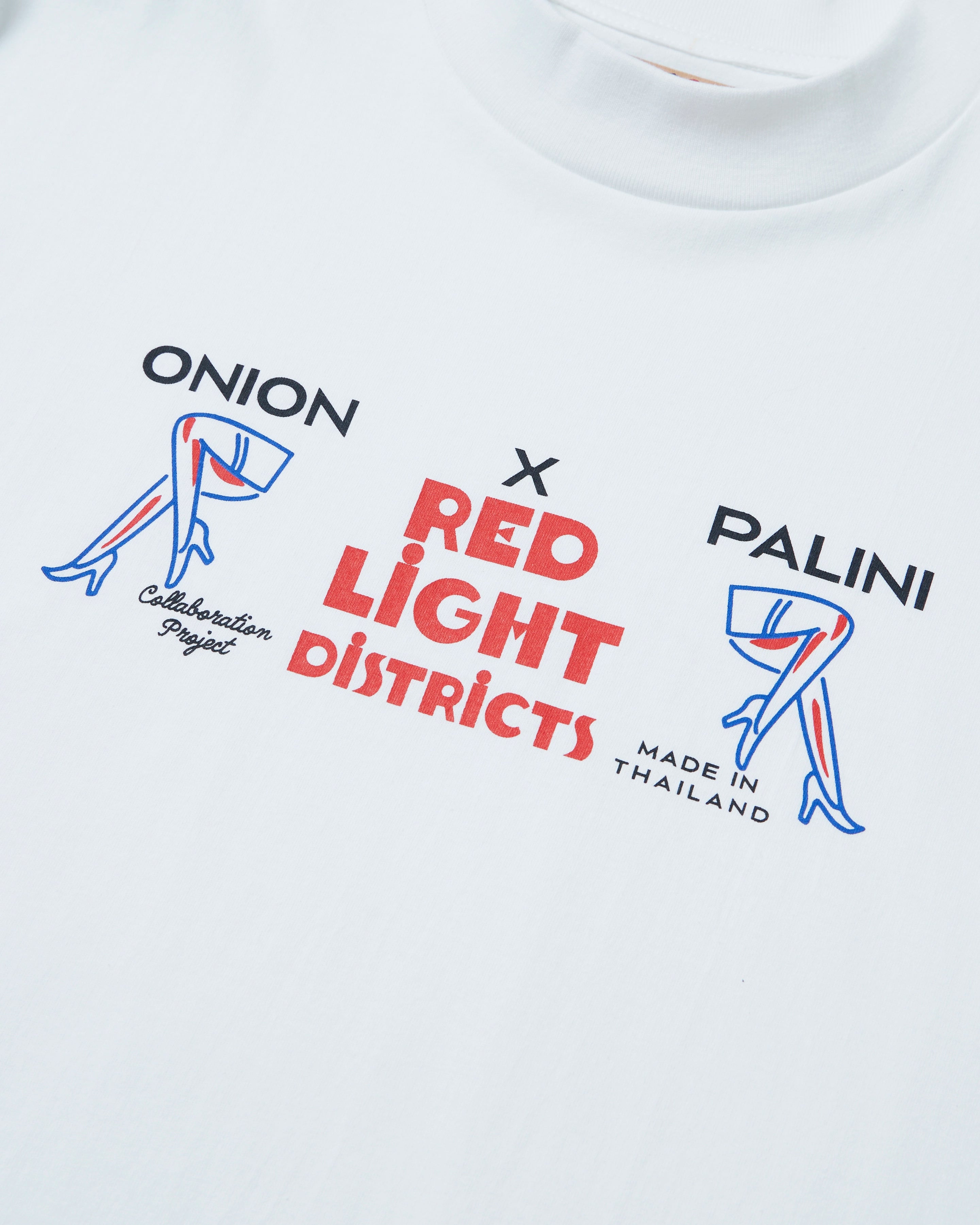 Onion x Palini - Long Sleeve Logo T-Shirt - White