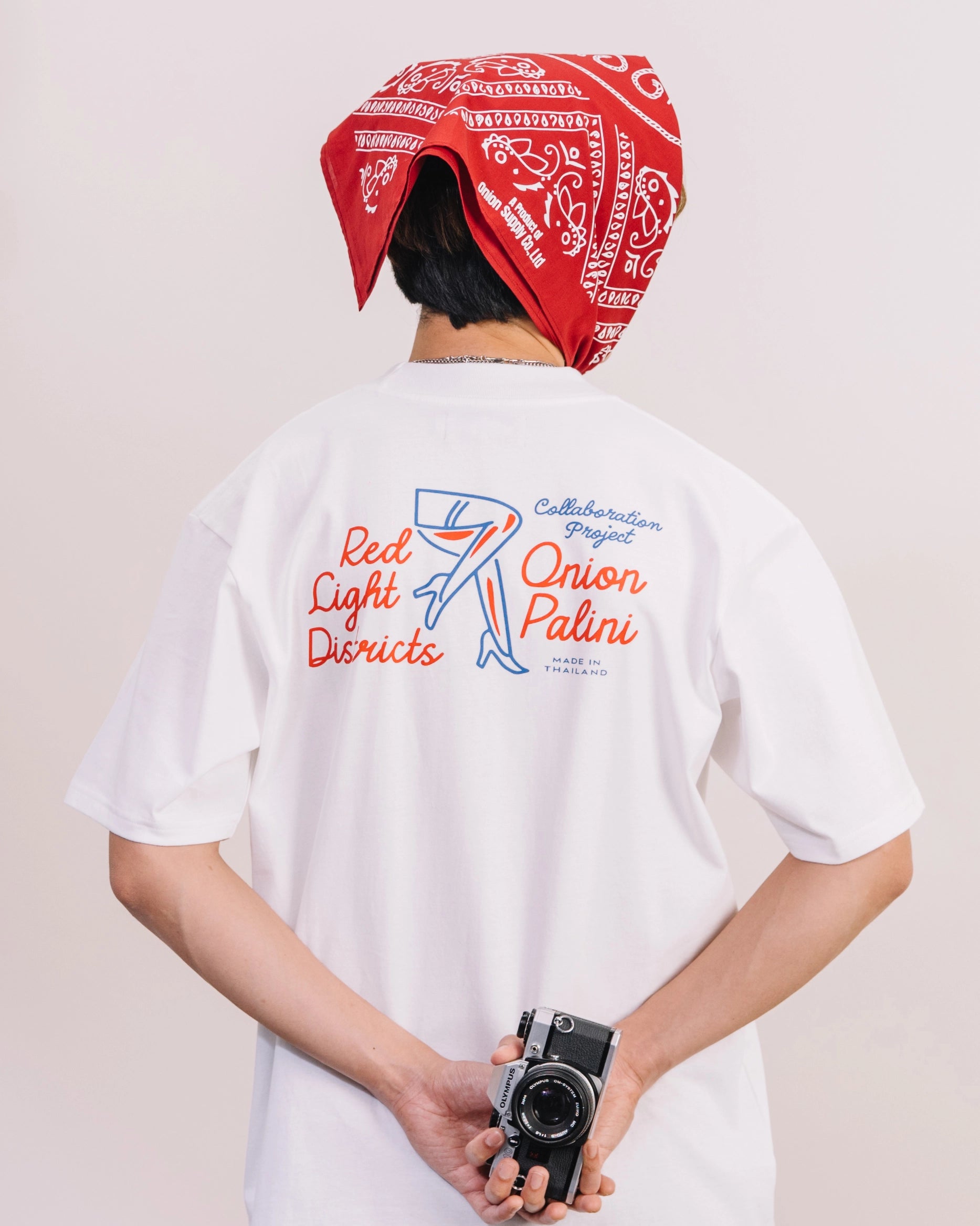 Onion x Palini - Red-Light District - Legs T-Shirt - White