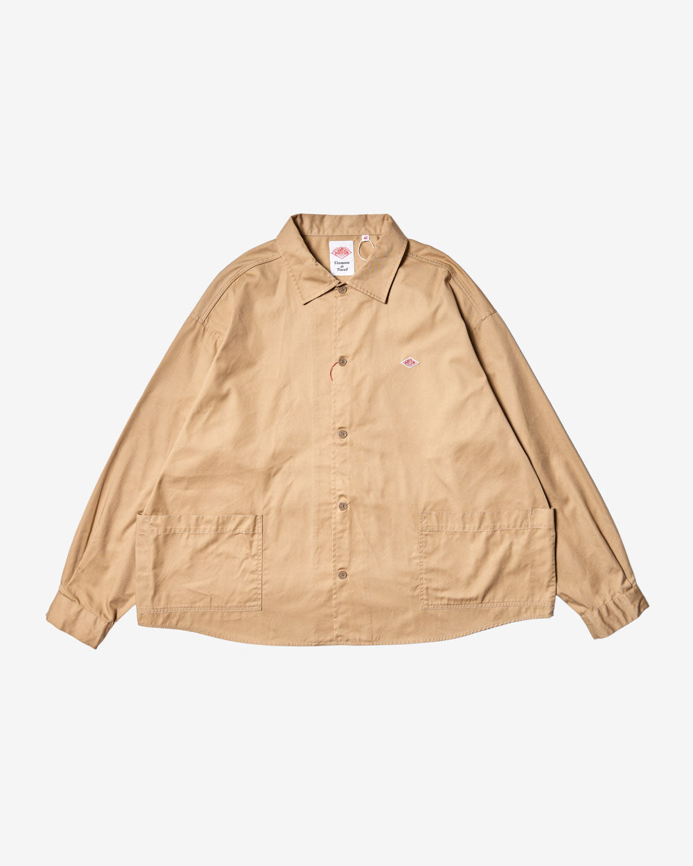 Men's T/C Twill Long Sleeve Shirt- Beige