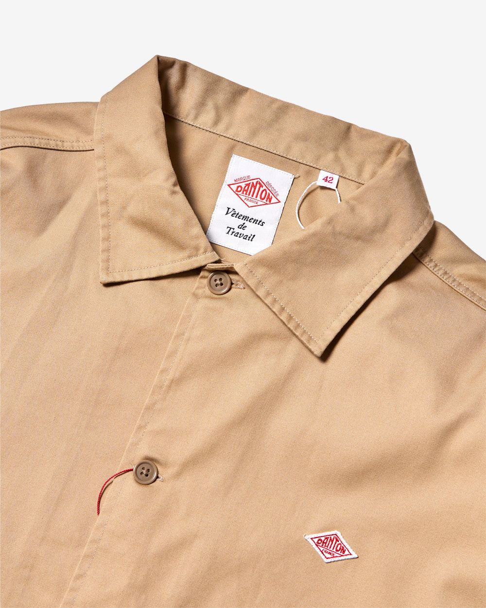 Men's T/C Twill Long Sleeve Shirt- Beige