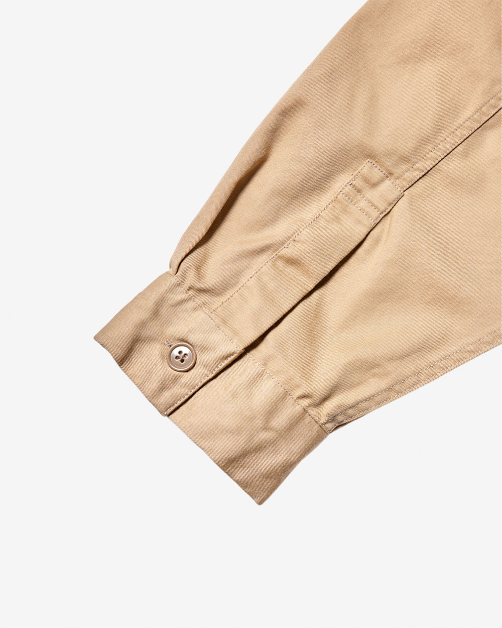 Men's T/C Twill Long Sleeve Shirt- Beige