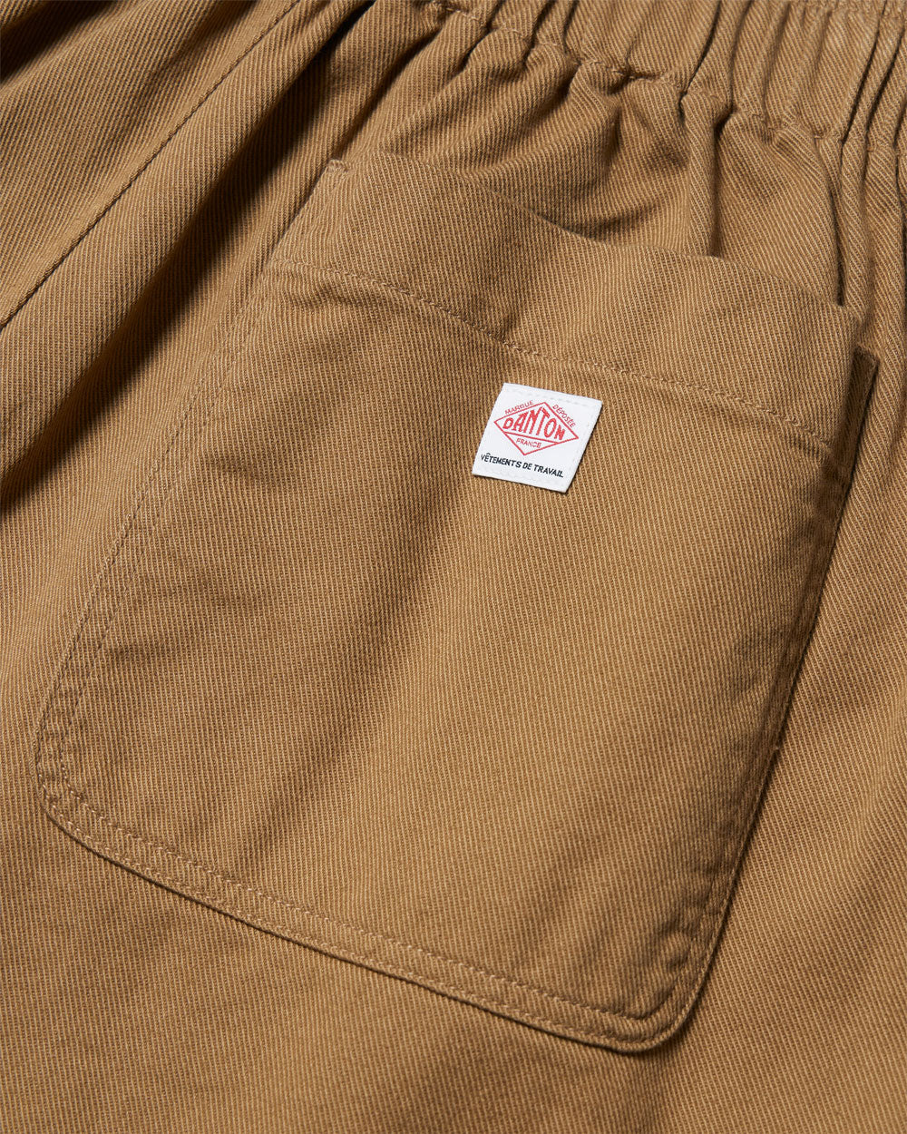 Men's Cotton Drill Wide Easy Pants - Beige