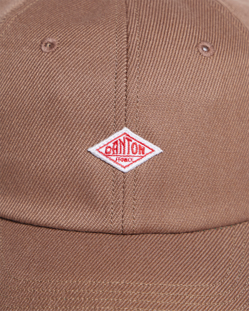 Polyester Serge 6 Panel Cap - Camel