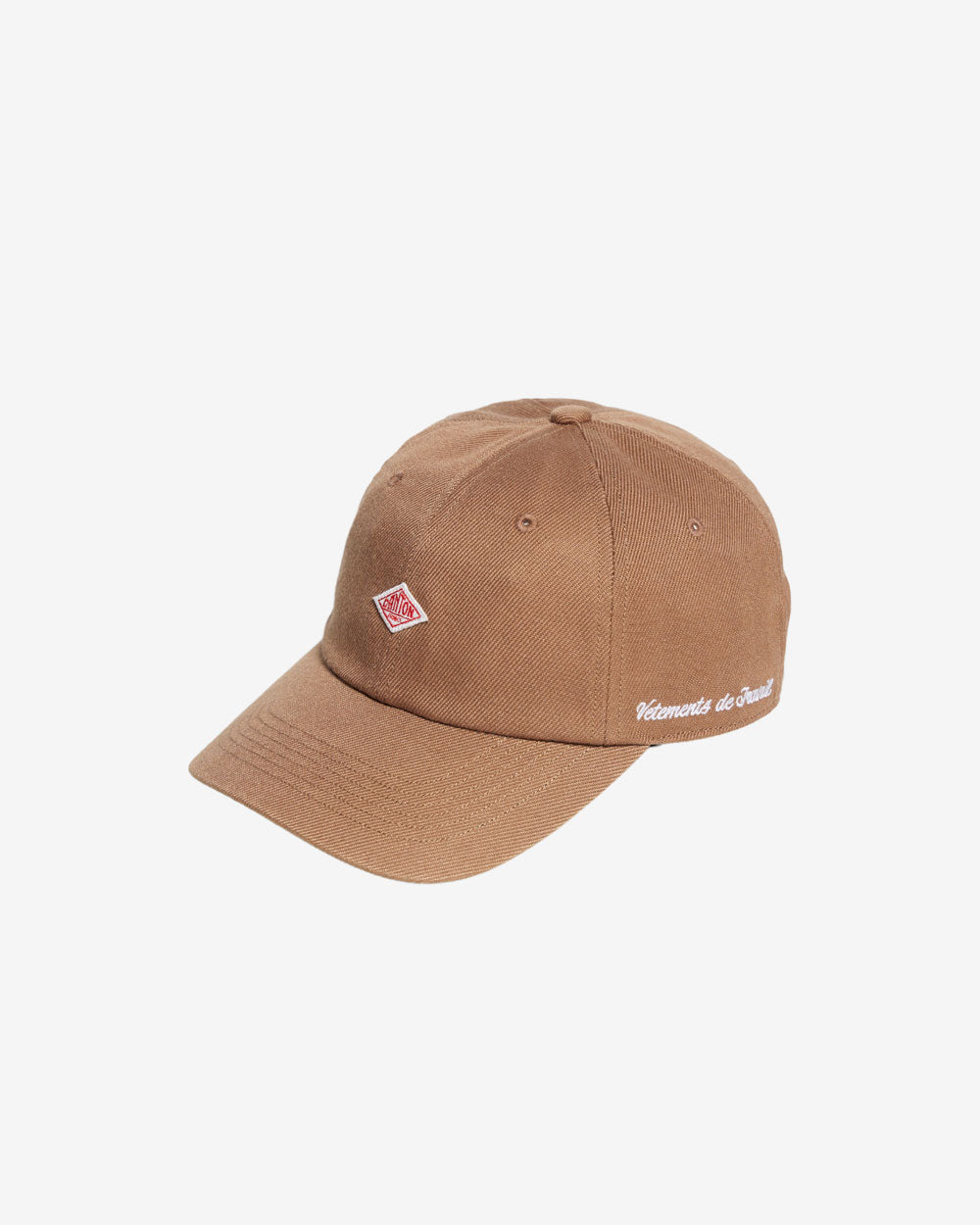 Polyester Serge 6 Panel Cap - Camel