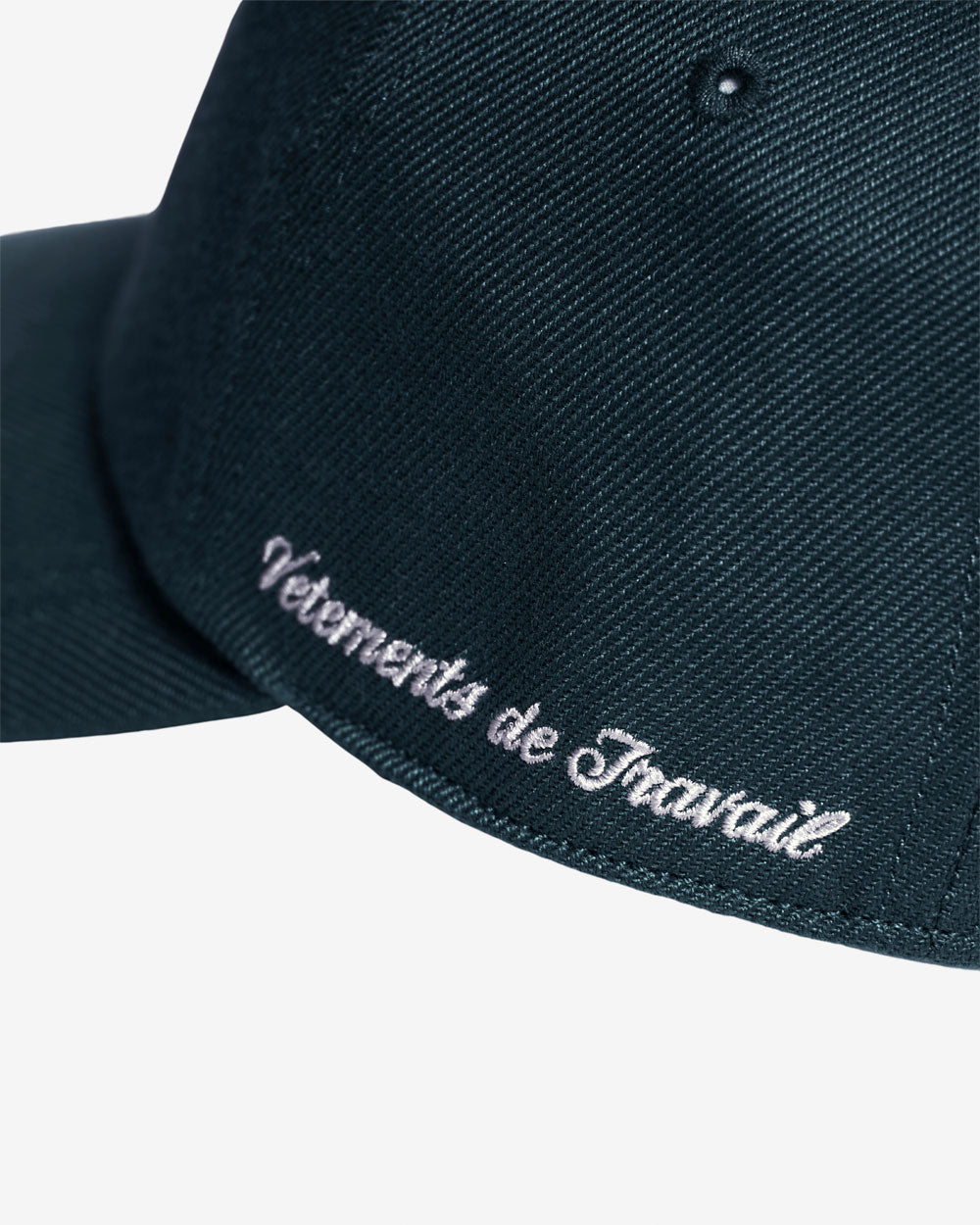 Polyester Serge 6 Panel Cap - Dark Green