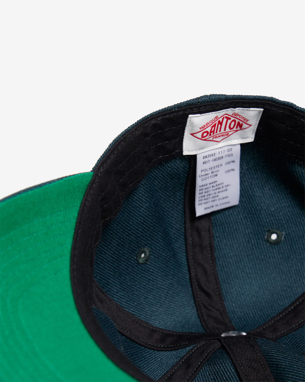 Polyester Serge 6 Panel Cap - Dark Green