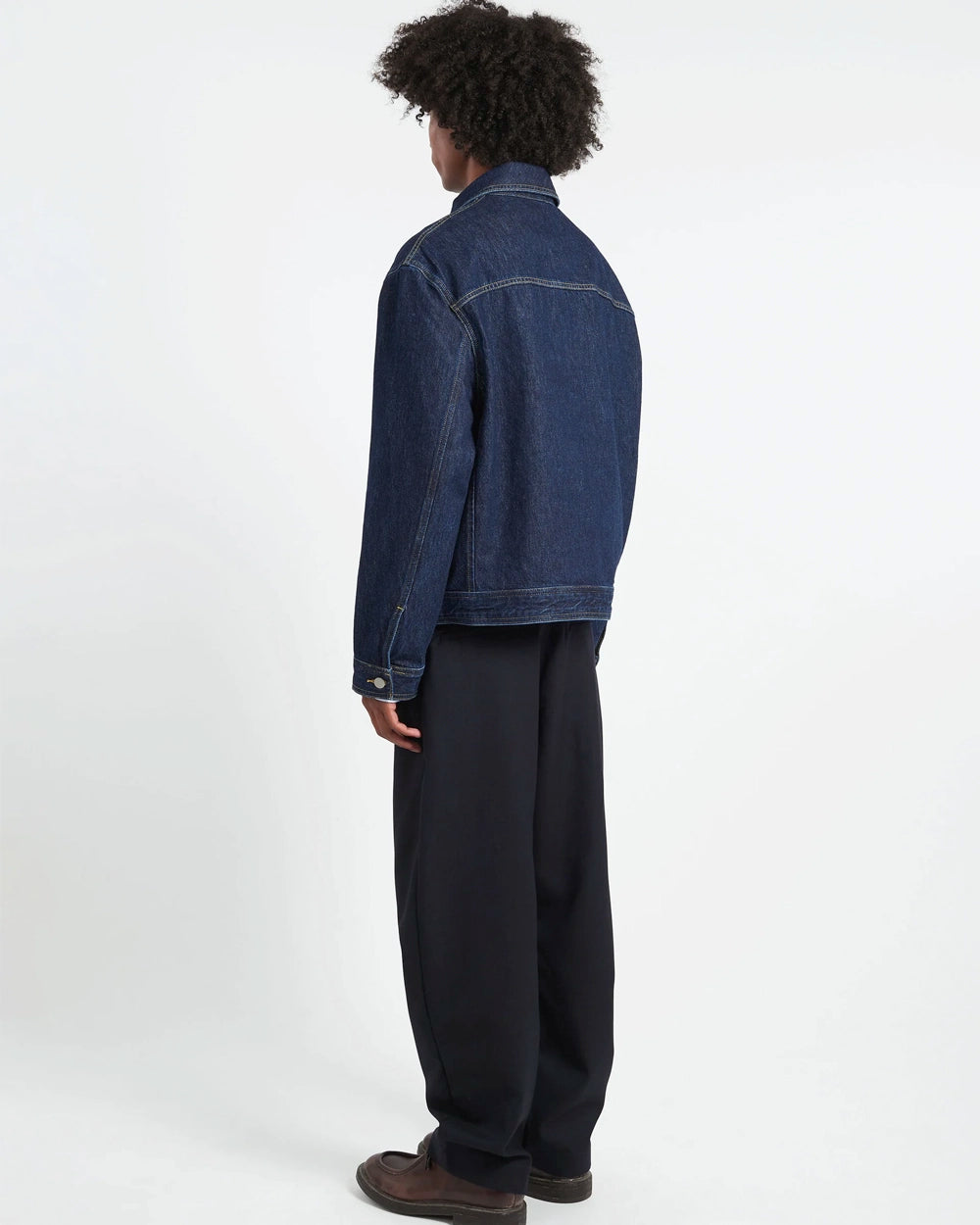 Petar - Patch Pocket Denim Jacket - Blue Black