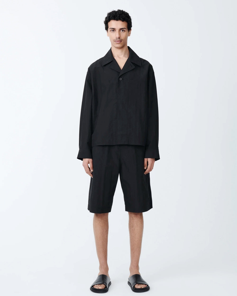 Rick Overshirt Jacket - Black