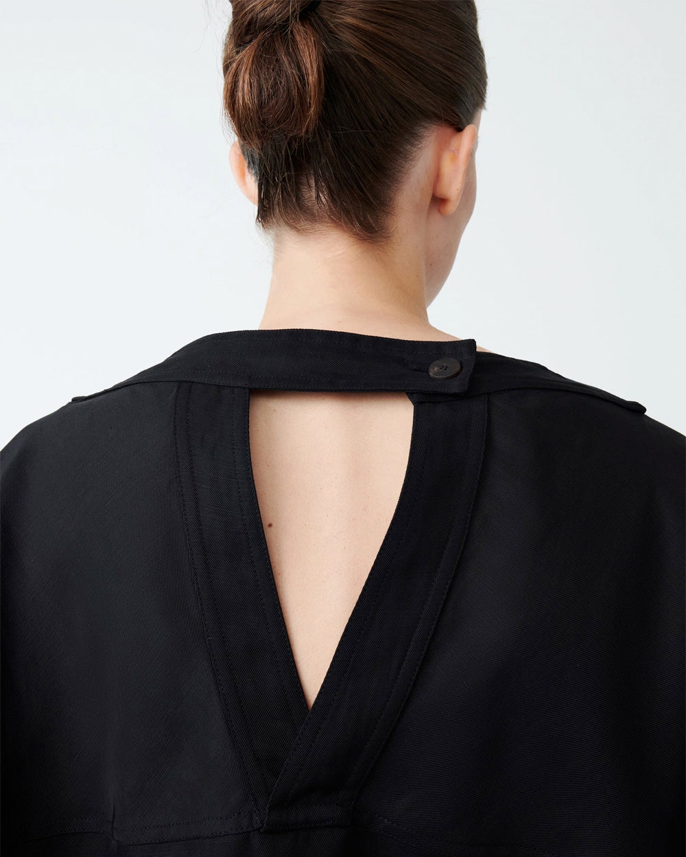 Sarr - Oren Back Long Sleeve Top - Black